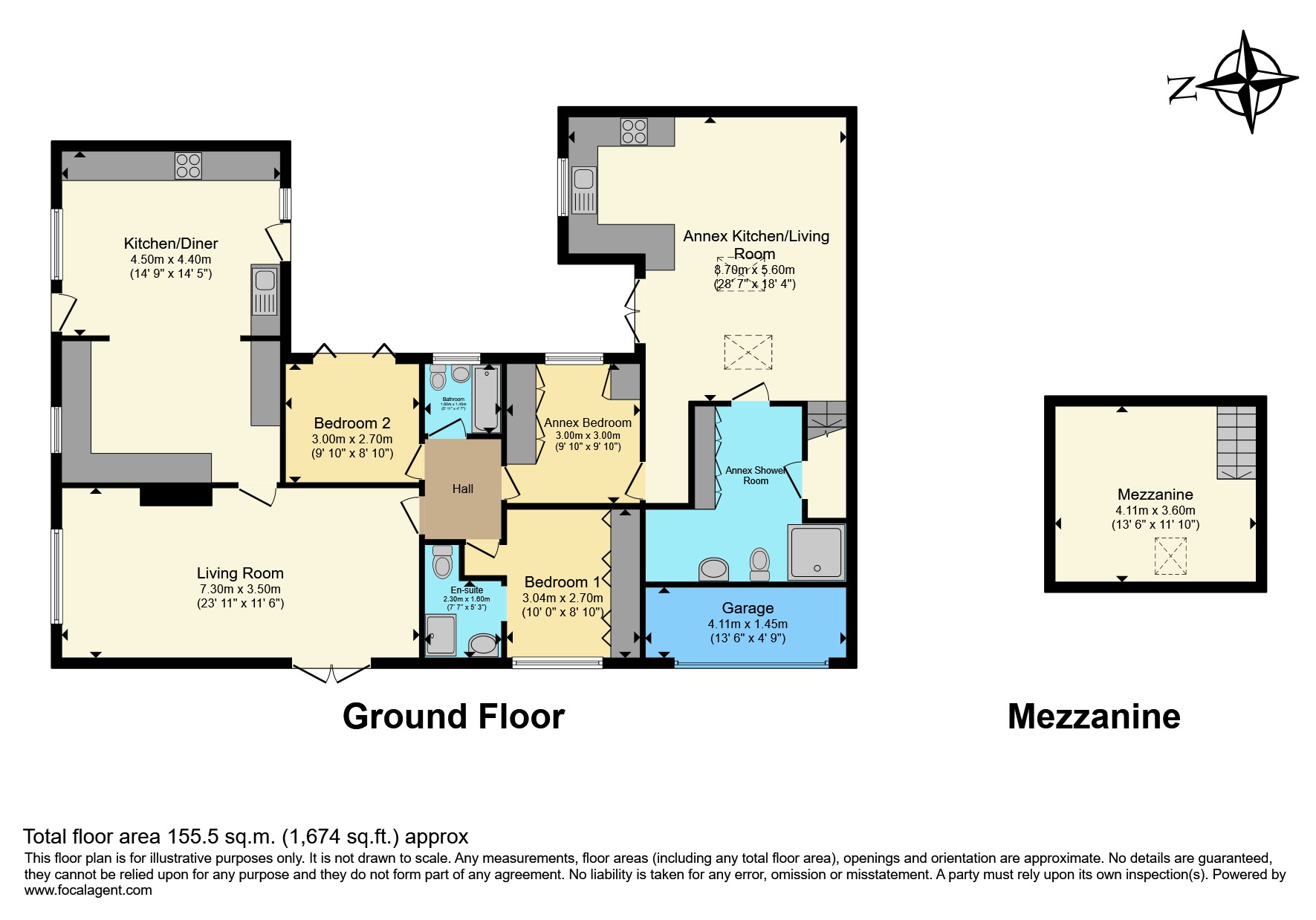 1, Cotswold Way, York floorplan