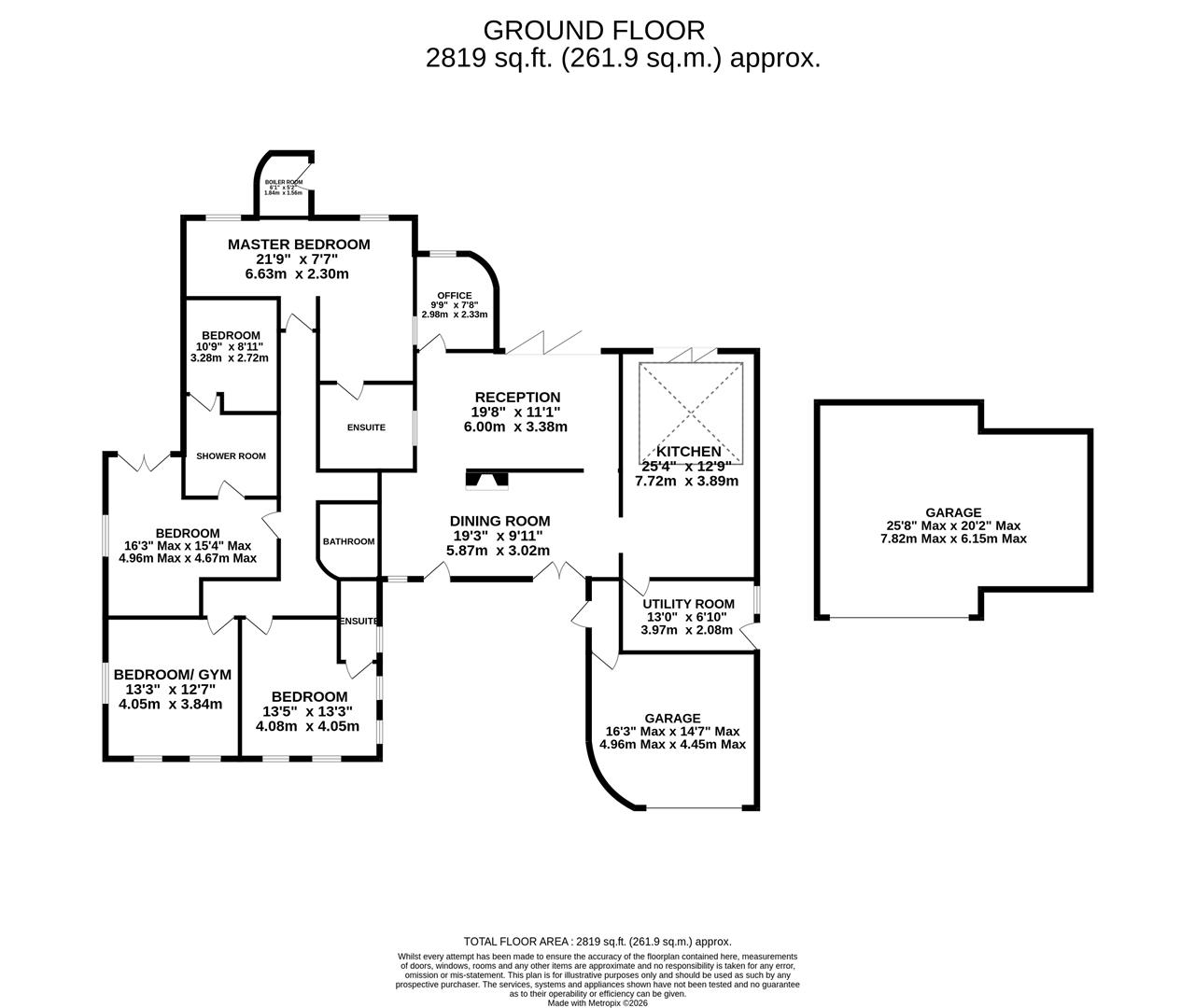 Chataigne, Bristol Road, Bristol floorplan