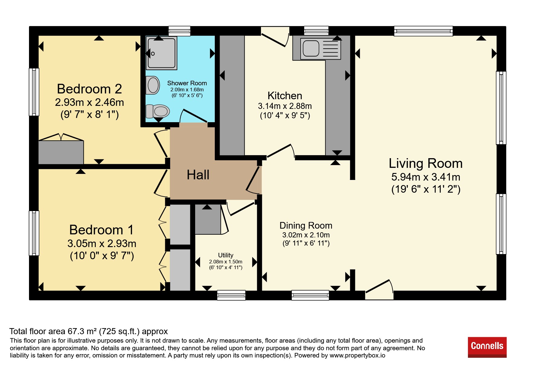 26, Railway Triangle Park Homes, Dorchester floorplan