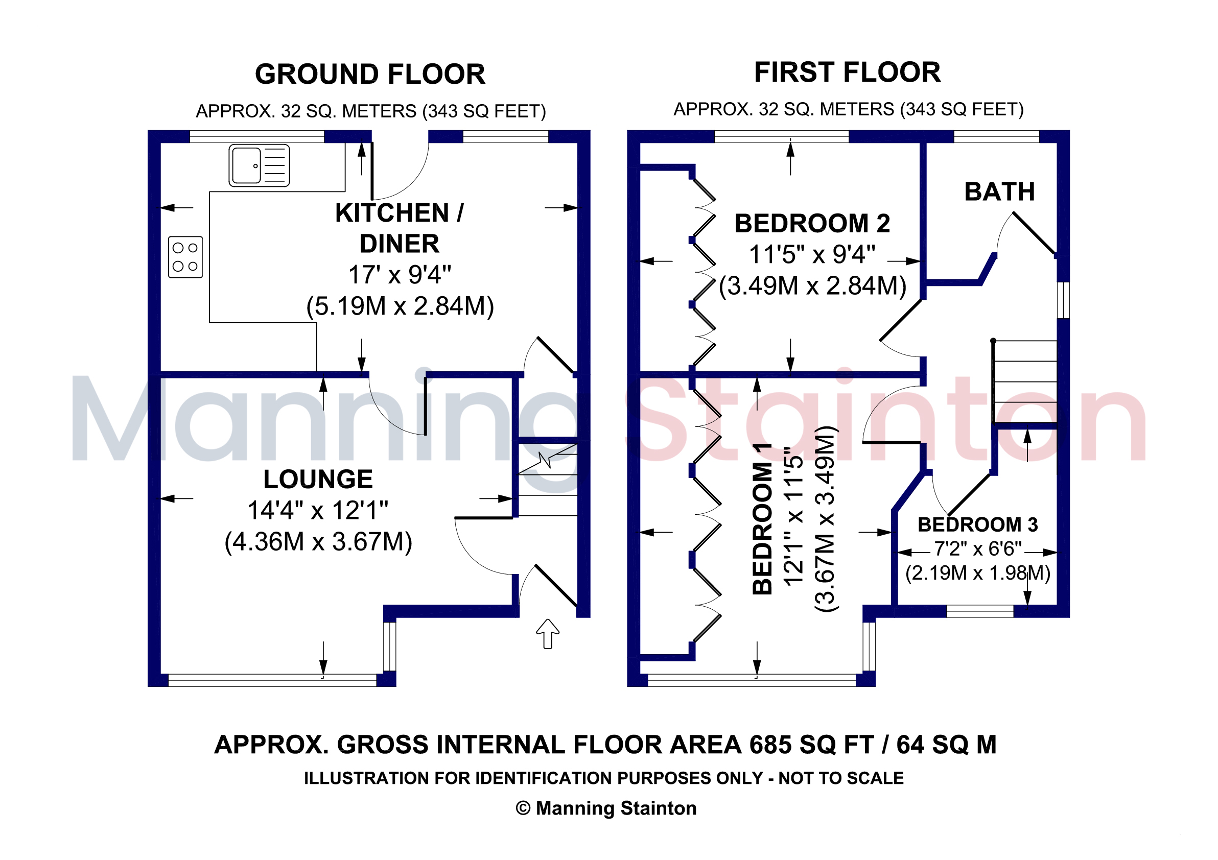 10, Nursery Road, Leeds floorplan