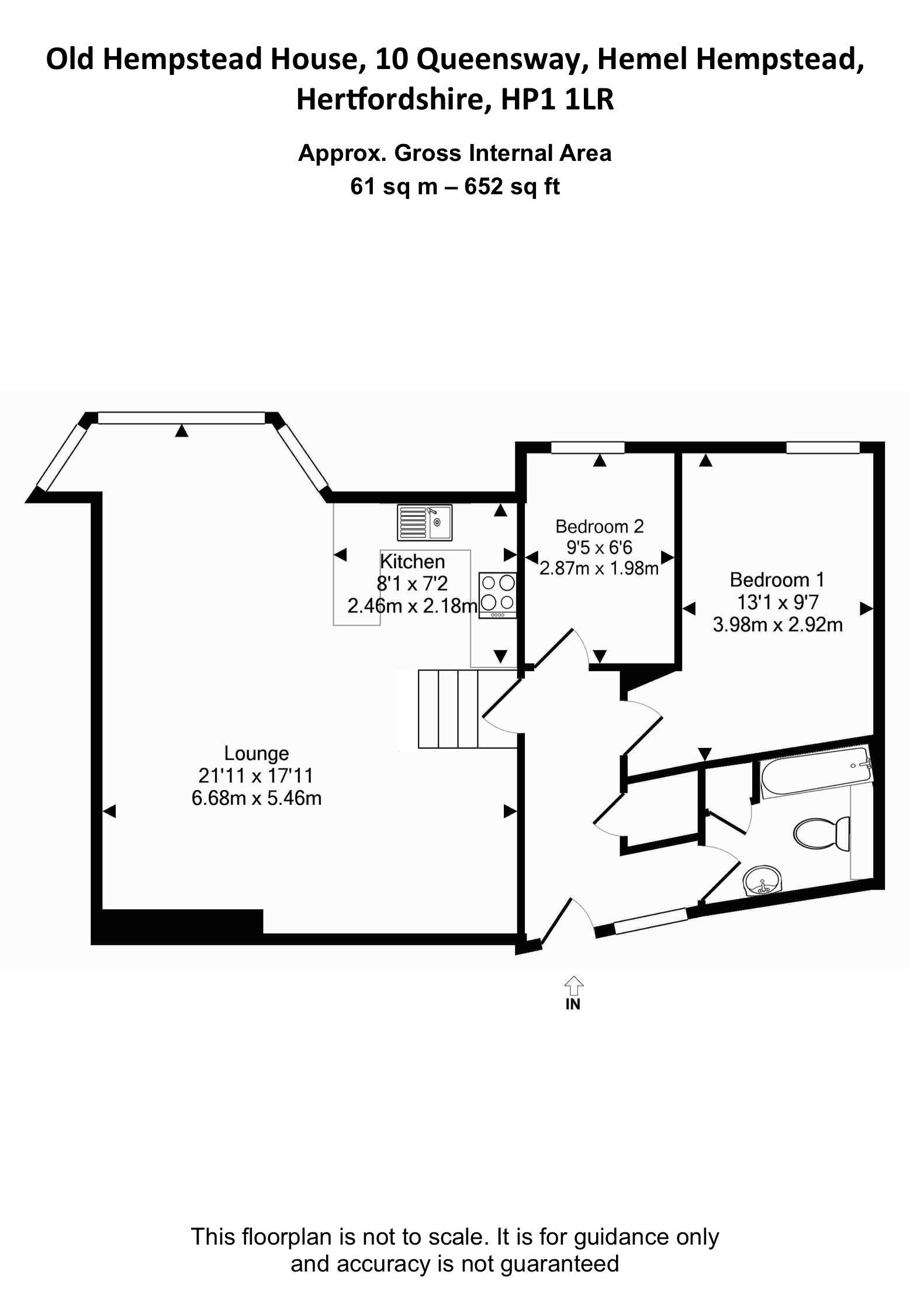 4 Old Hempstead House, 10, Queensway, Hemel Hempstead floorplan