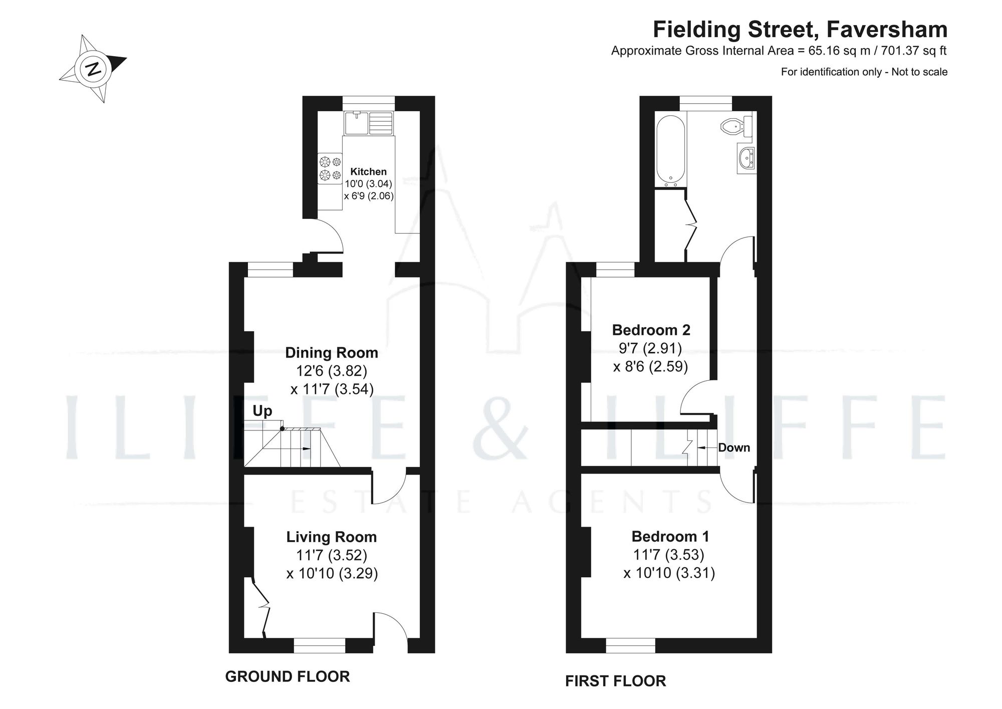 33 Fielding Street, Faversham floorplan