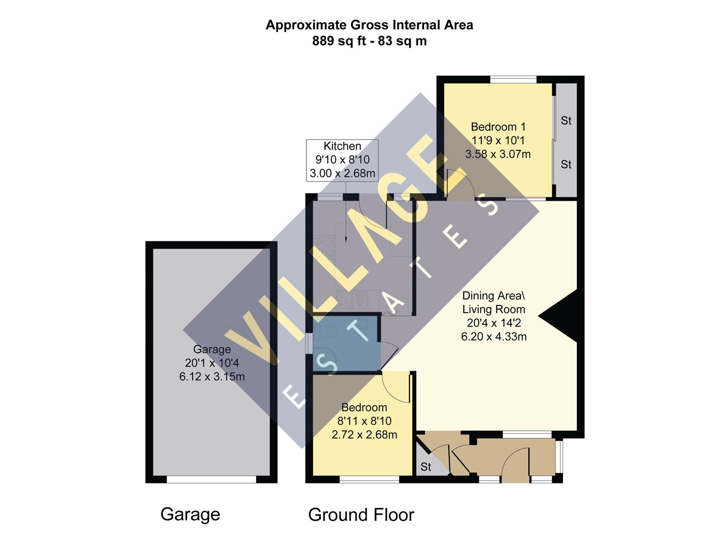Alexandra Road, Well End, Borehamwood WD6, 2 bedroom bungalow for sale