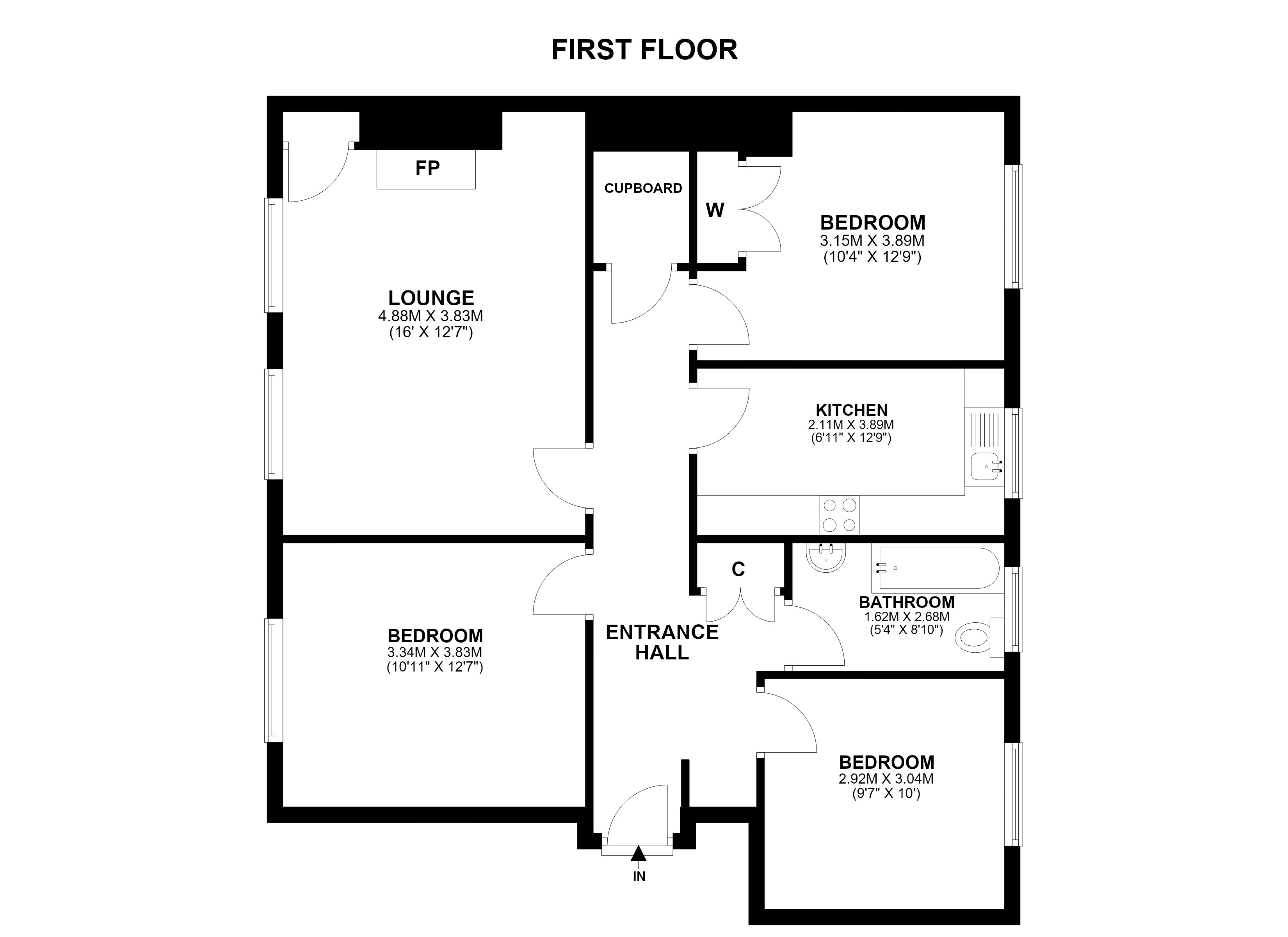 30/3, West Pilton Gardens, Edinburgh floorplan