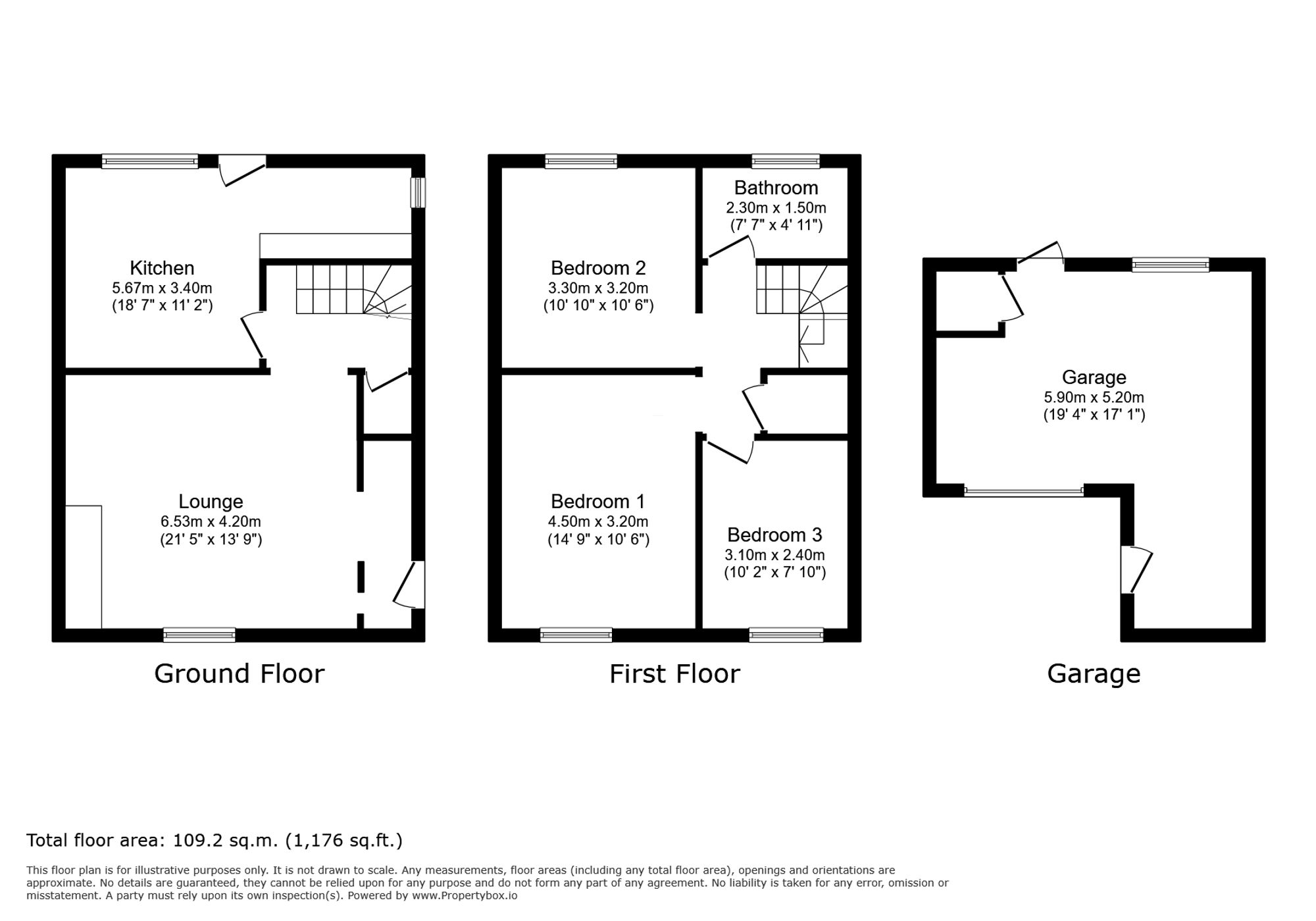 4 Bodoryn Cottages Rhuddlan Road, Abergele floorplan