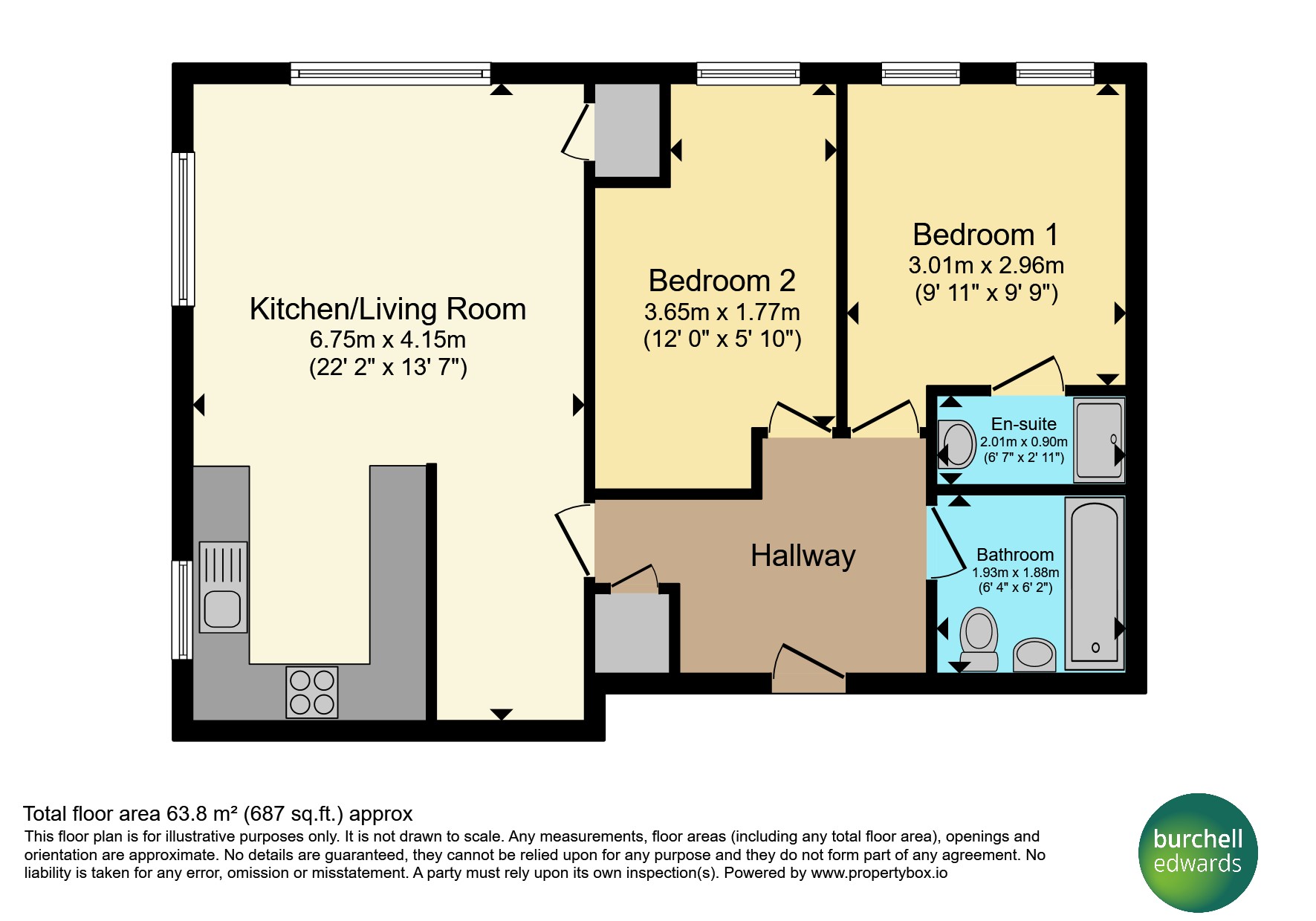 Flat 8, Taylors Mill, Crossley Street, Ripley floorplan