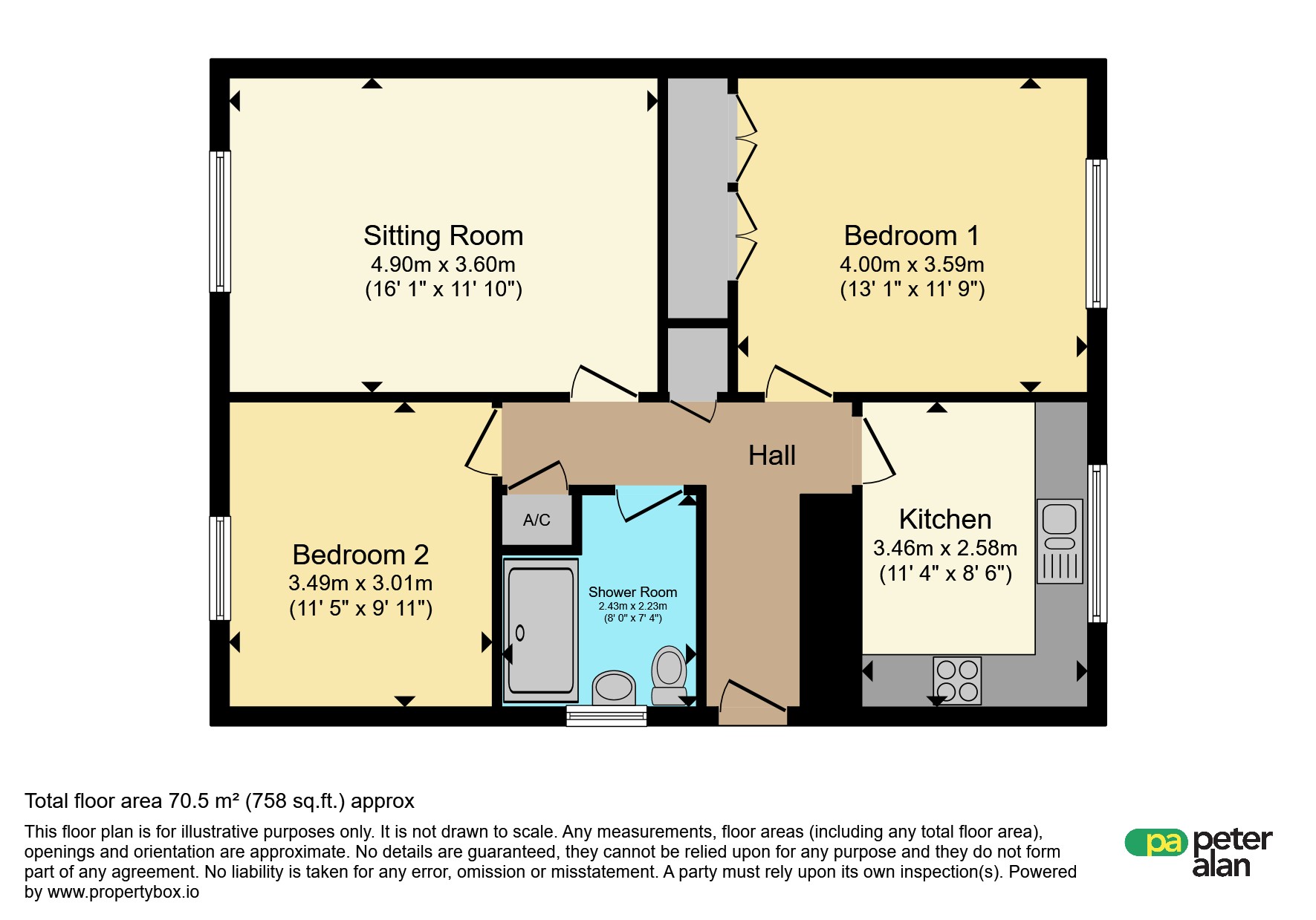 55, Minehead Avenue, Penarth floorplan