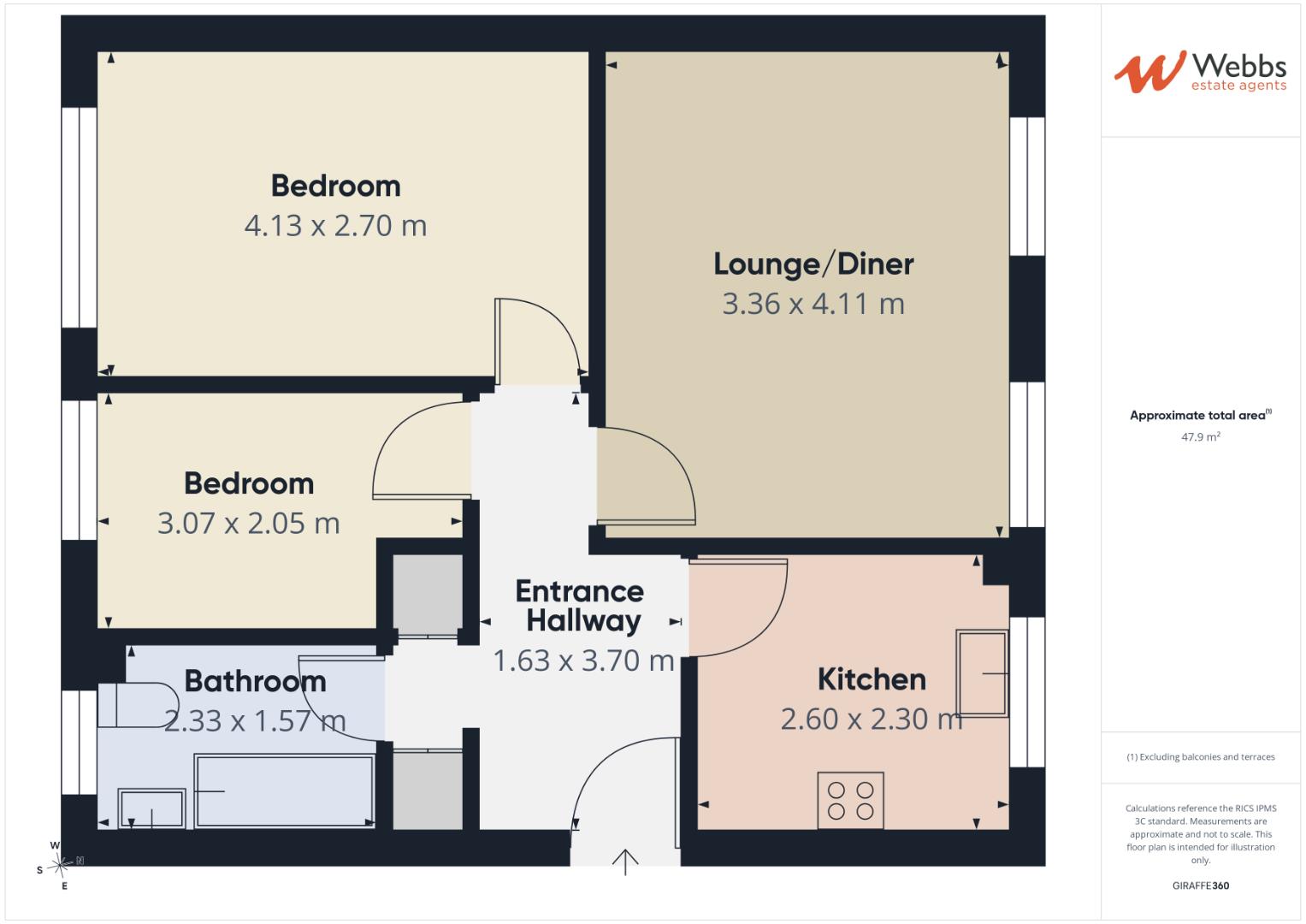 19 Woottons Court, Stoney Croft, Cannock floorplan