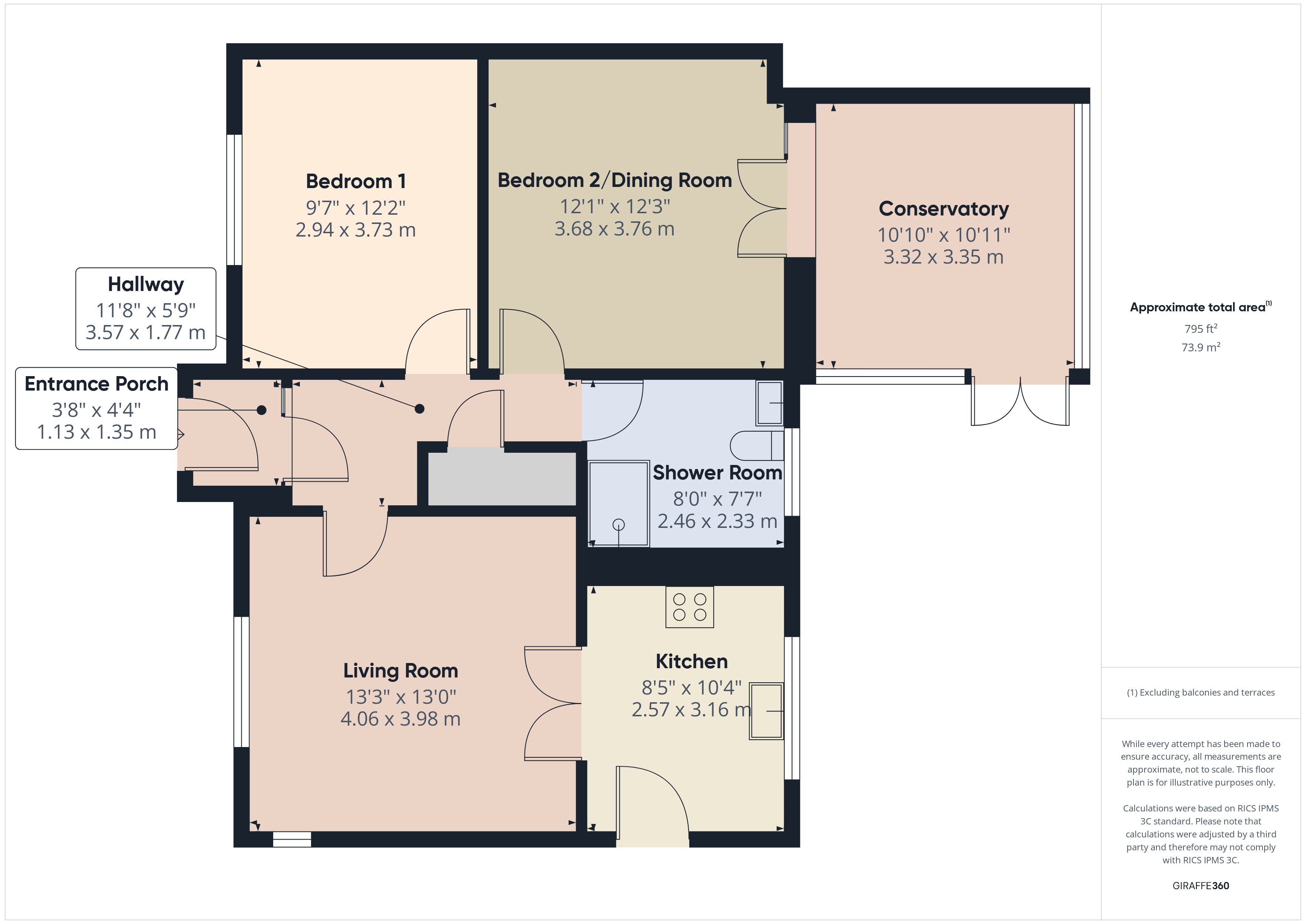 10 Barn Park Gardens,, Halwill, Devon floorplan