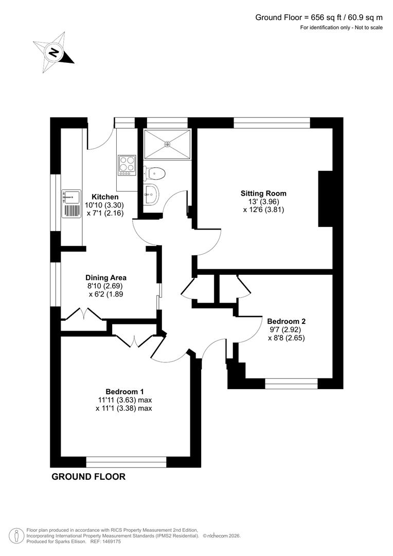 39, Bodycoats Road, Chandler's Ford floorplan
