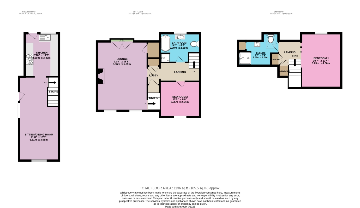97, West Street, Colchester floorplan