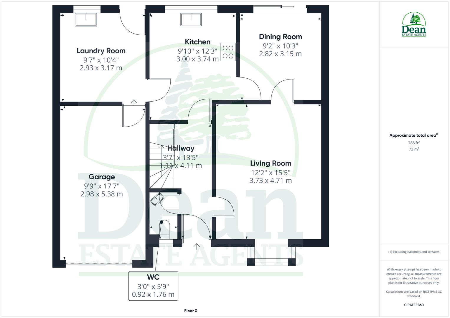 Woodlea, Bailey Hill, Lydney floorplan