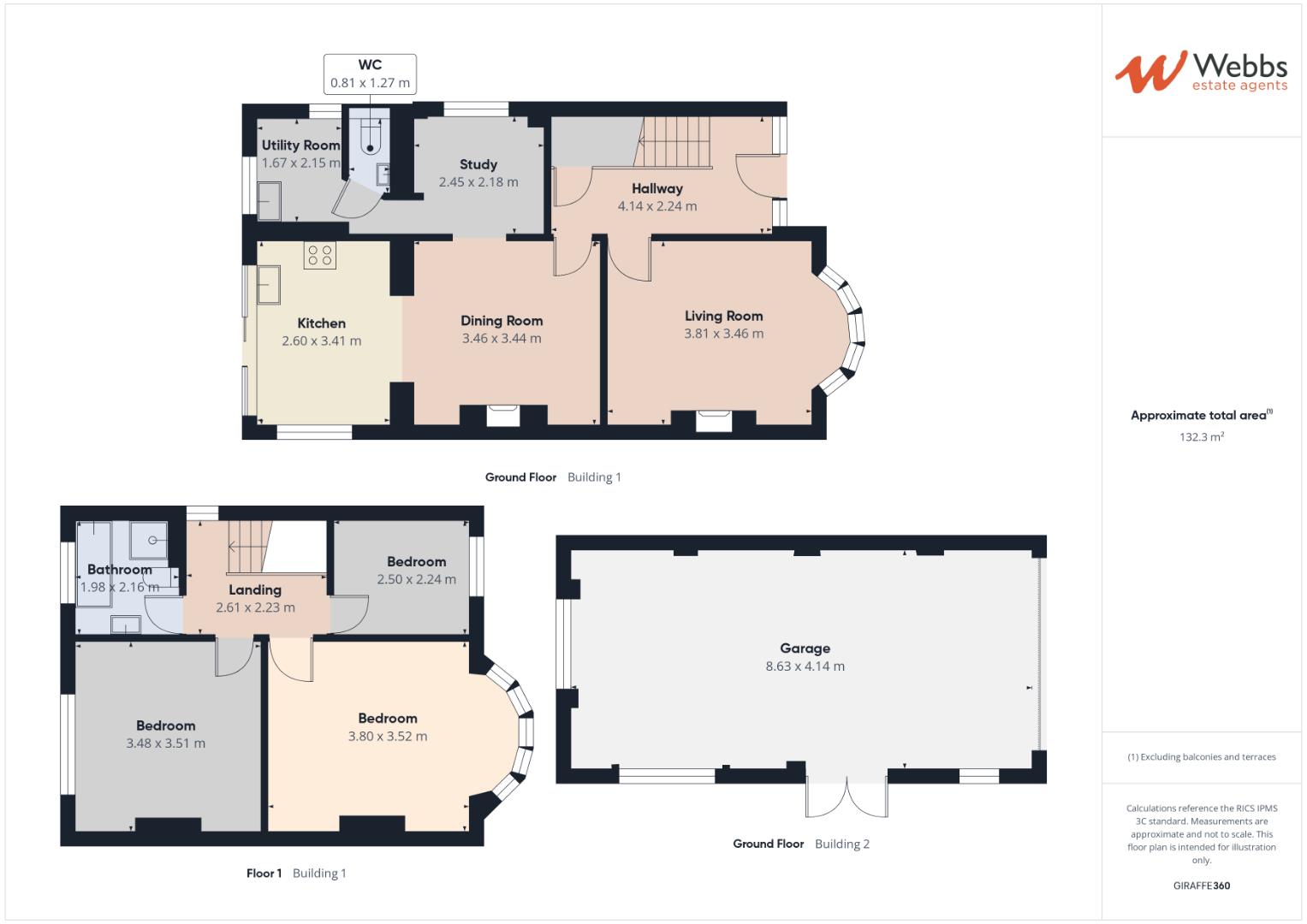 147, Brownhills Road, Cannock floorplan