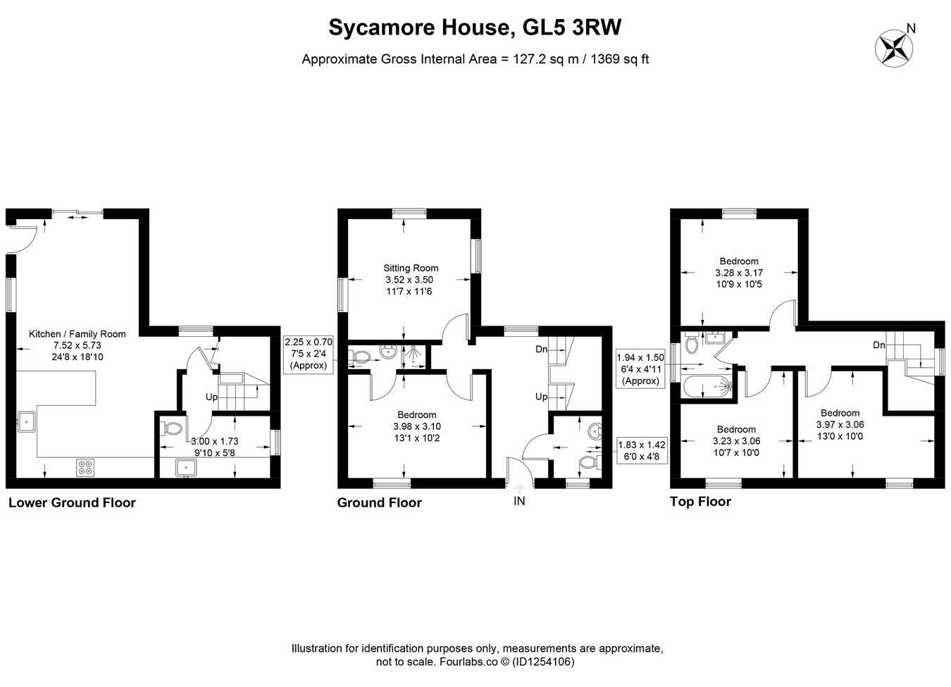 Sycamore House, Lower Spillmans Road, Rodborough floorplan