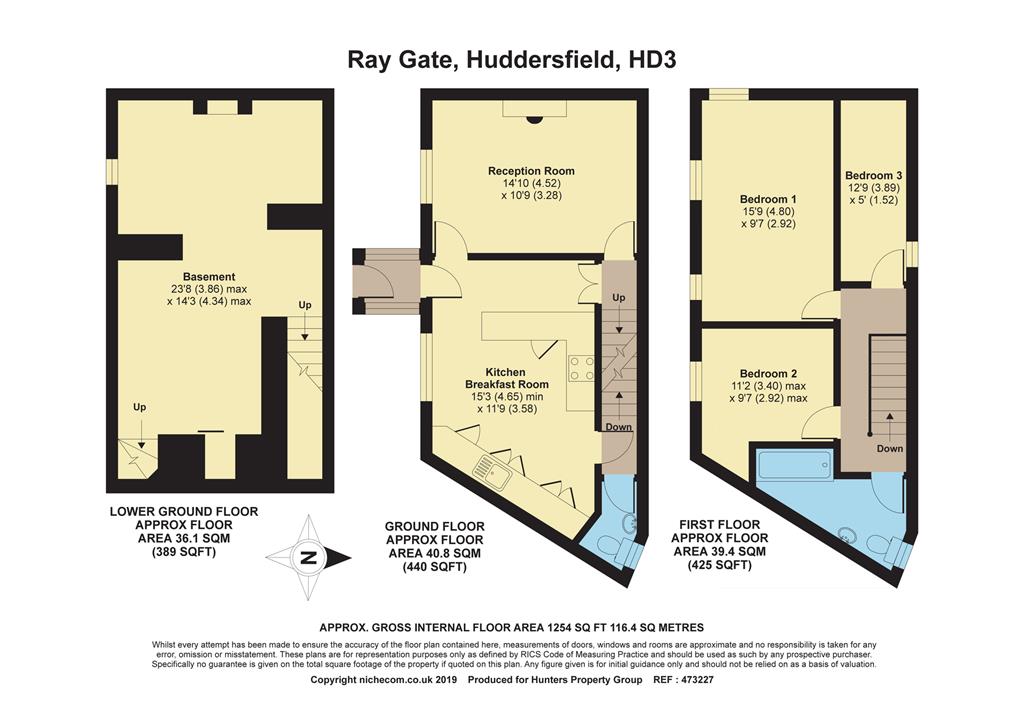 3 Bedrooms End terrace house for sale in Ray Gate, Huddersfield HD3