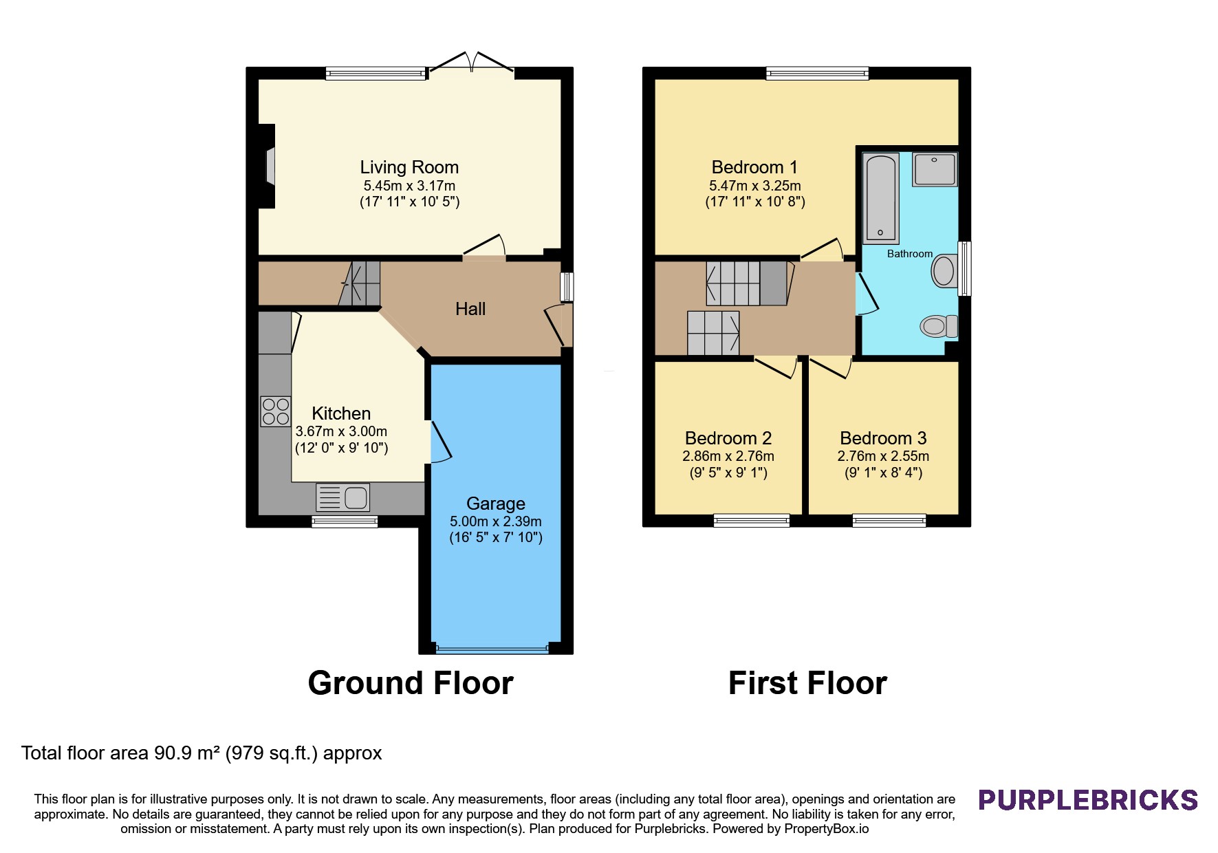 31, Parkstone Close, Walsall floorplan