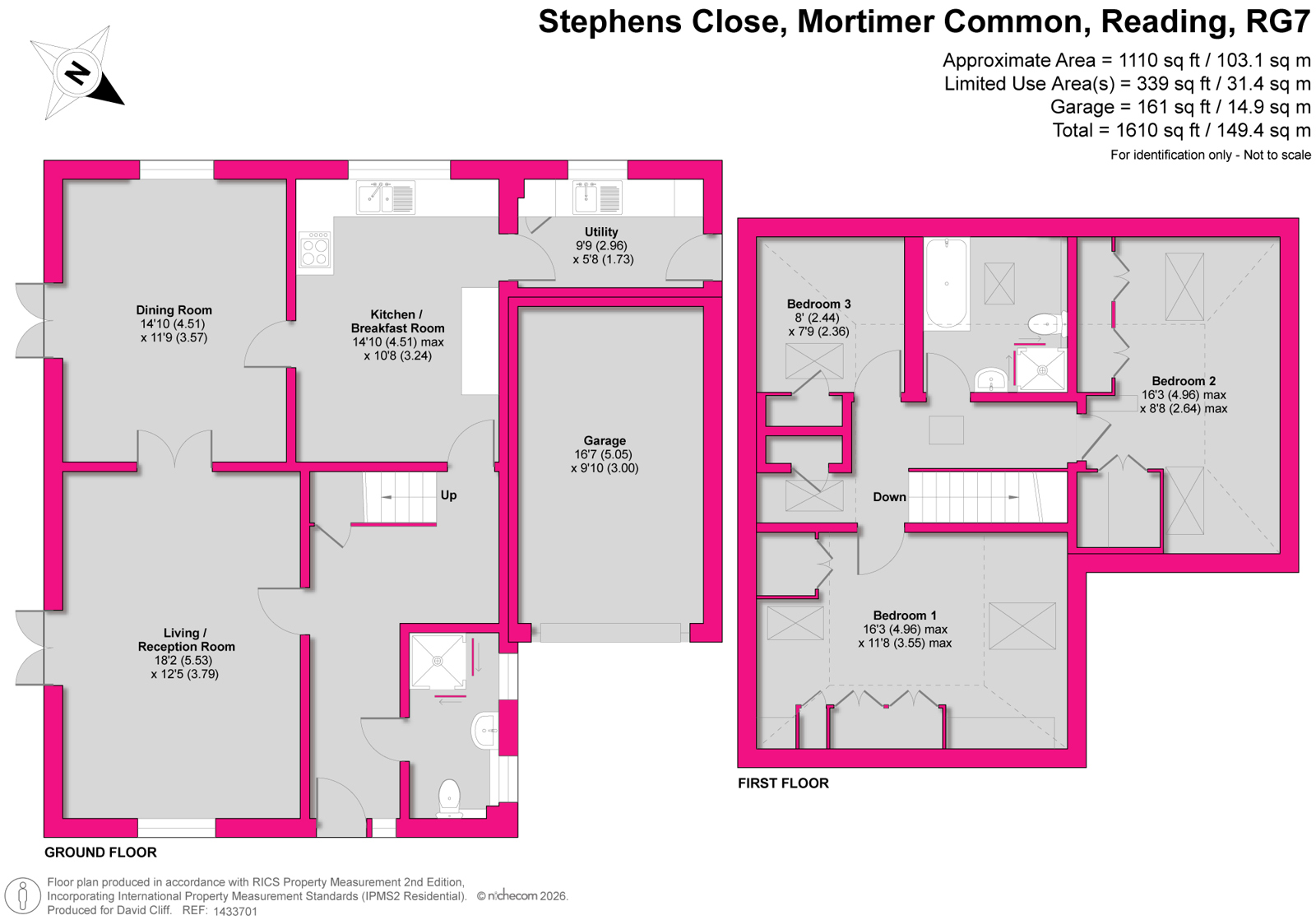 14B,, Stephens Close, Reading floorplan
