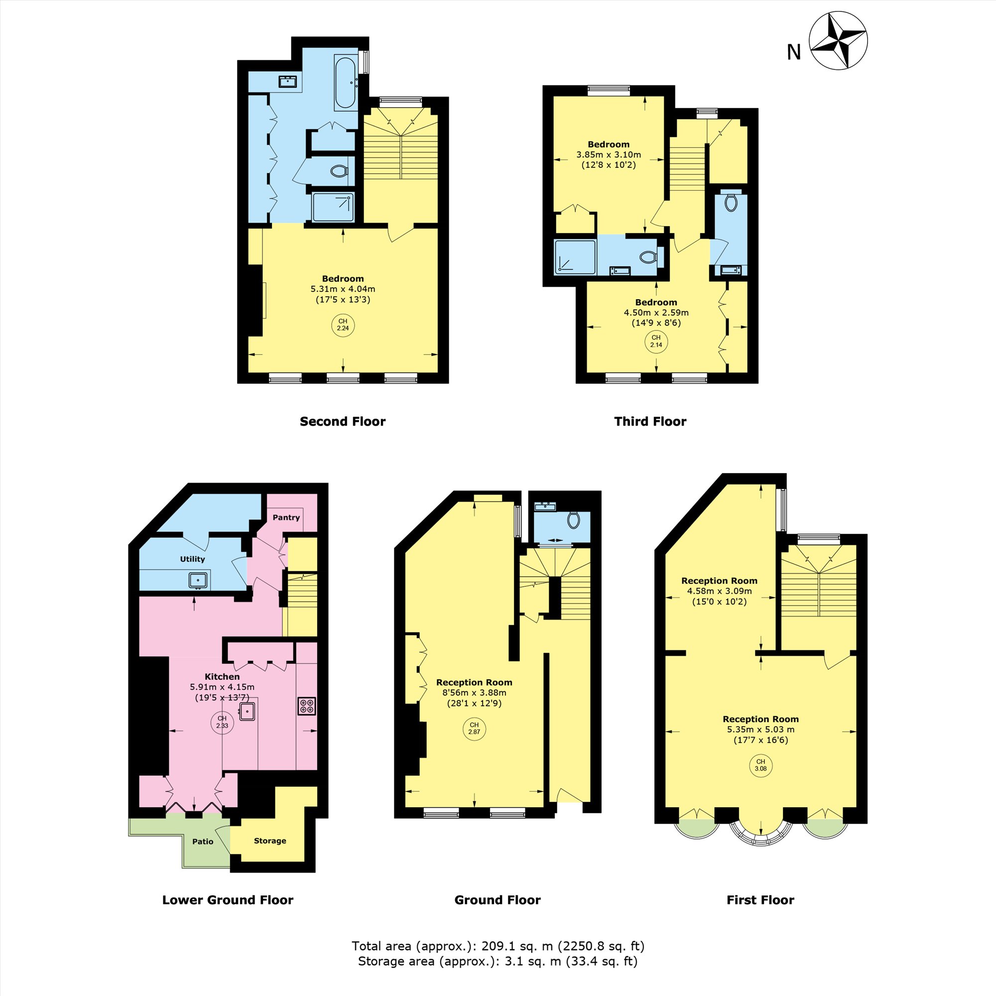 Cleveland Row, London floorplan