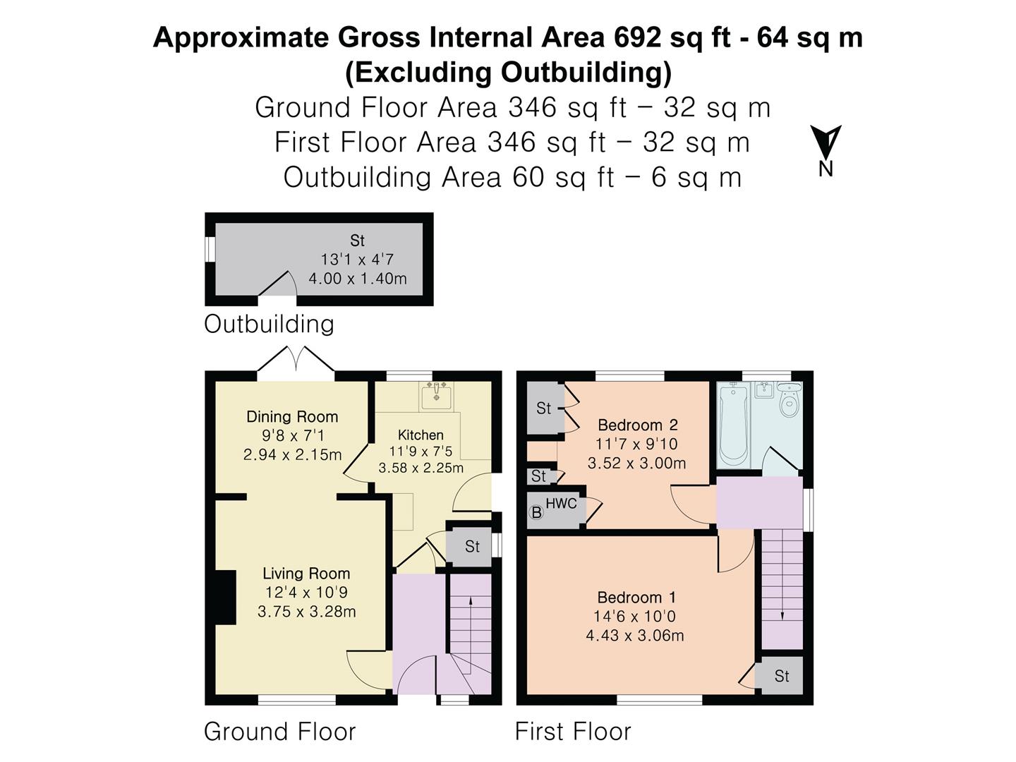 23, St. Wendreds Way, Newmarket floorplan
