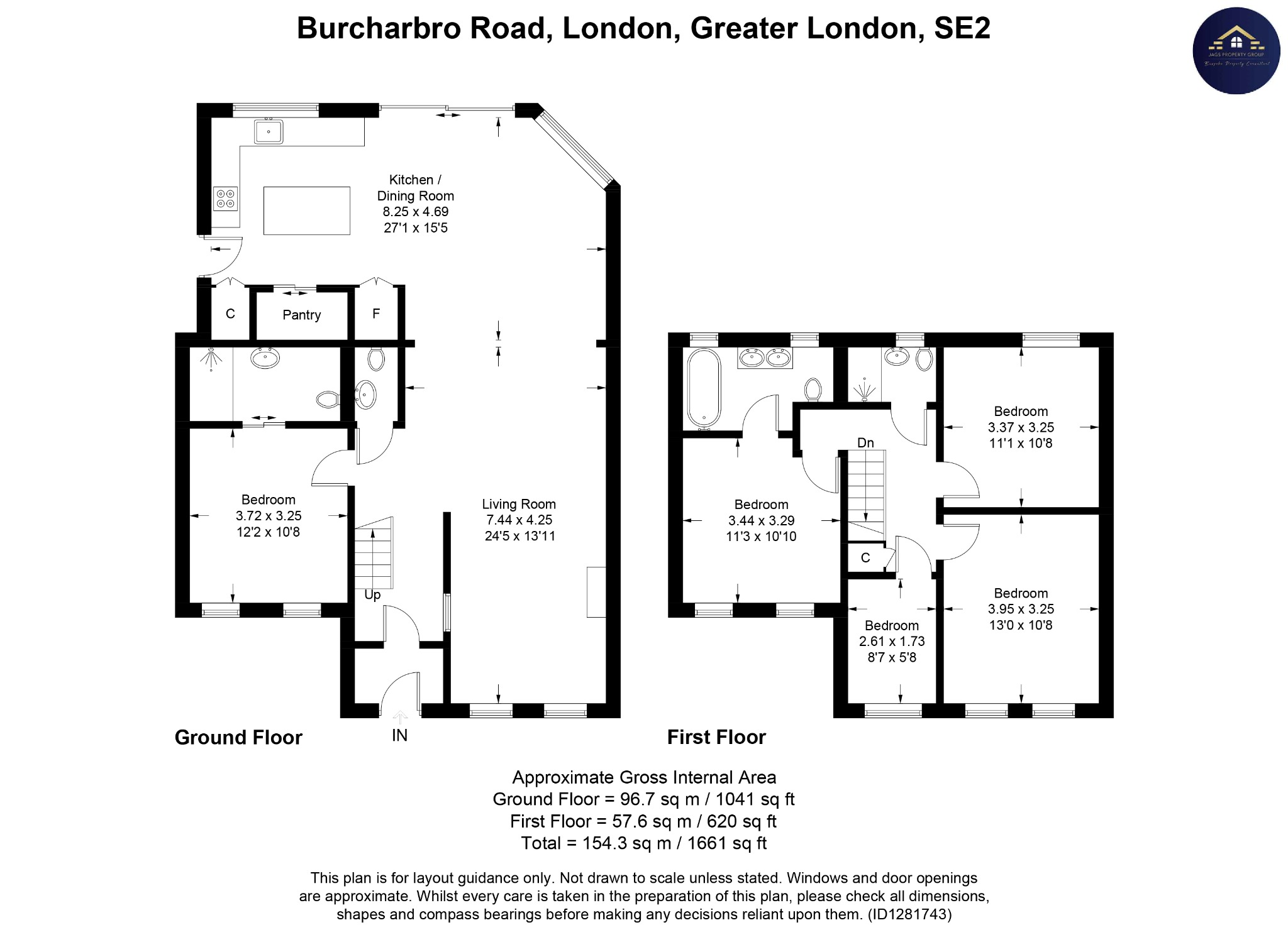 20, Burcharbro Road, London floorplan