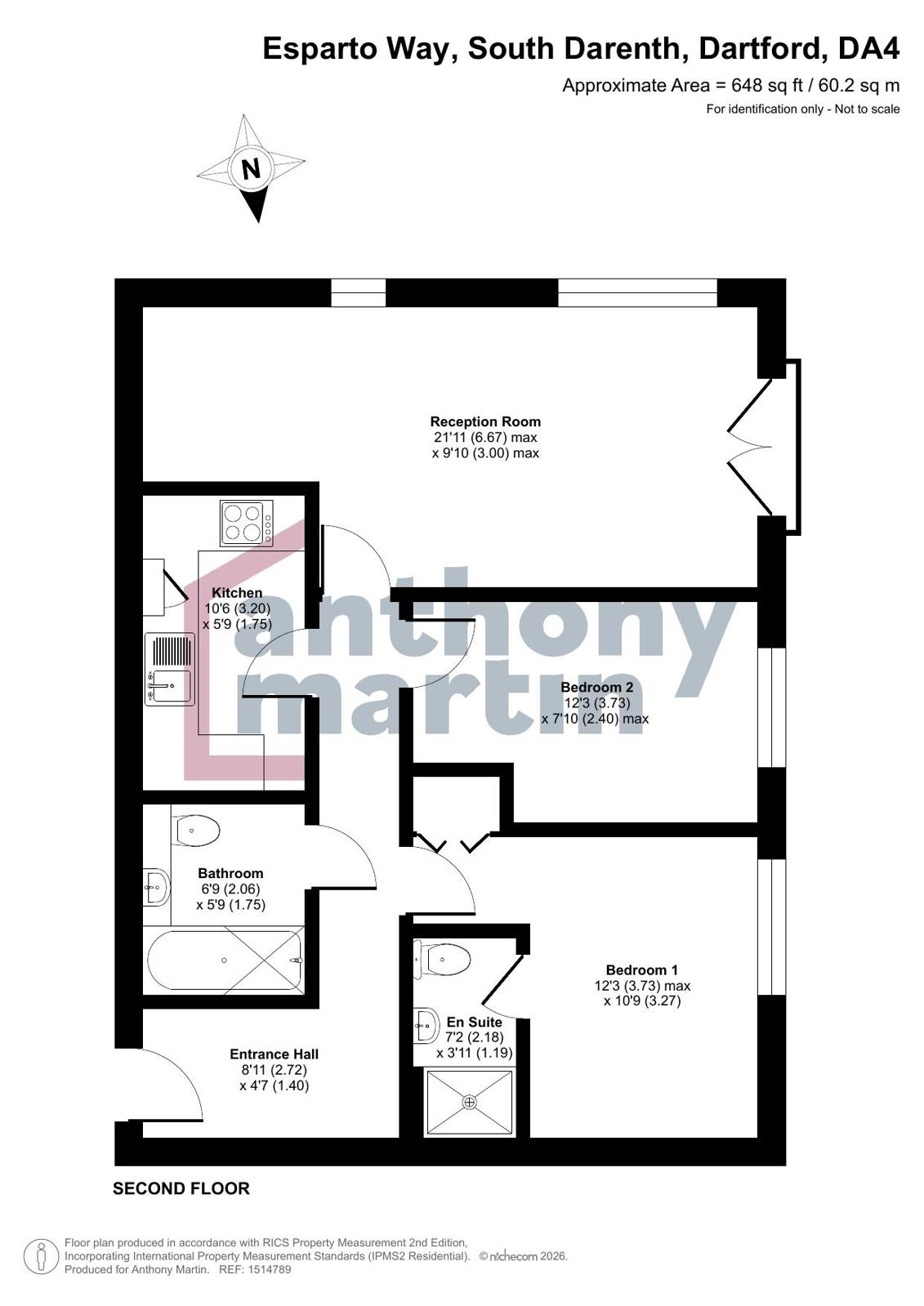 221, Esparto Way, Dartford floorplan