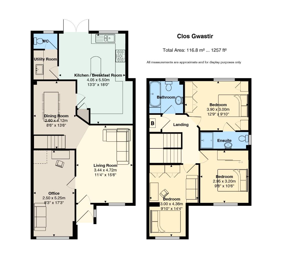 34, Clos Gwastir, Caerphilly floorplan
