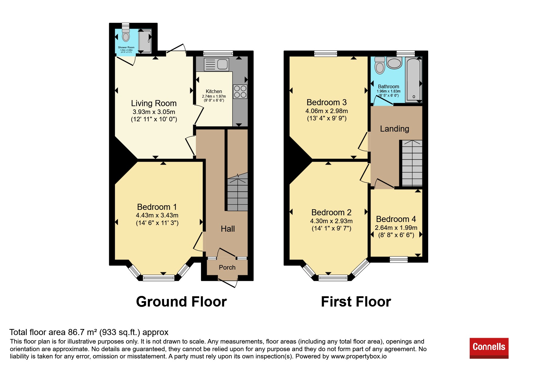 77, Northcote Road, Bournemouth floorplan