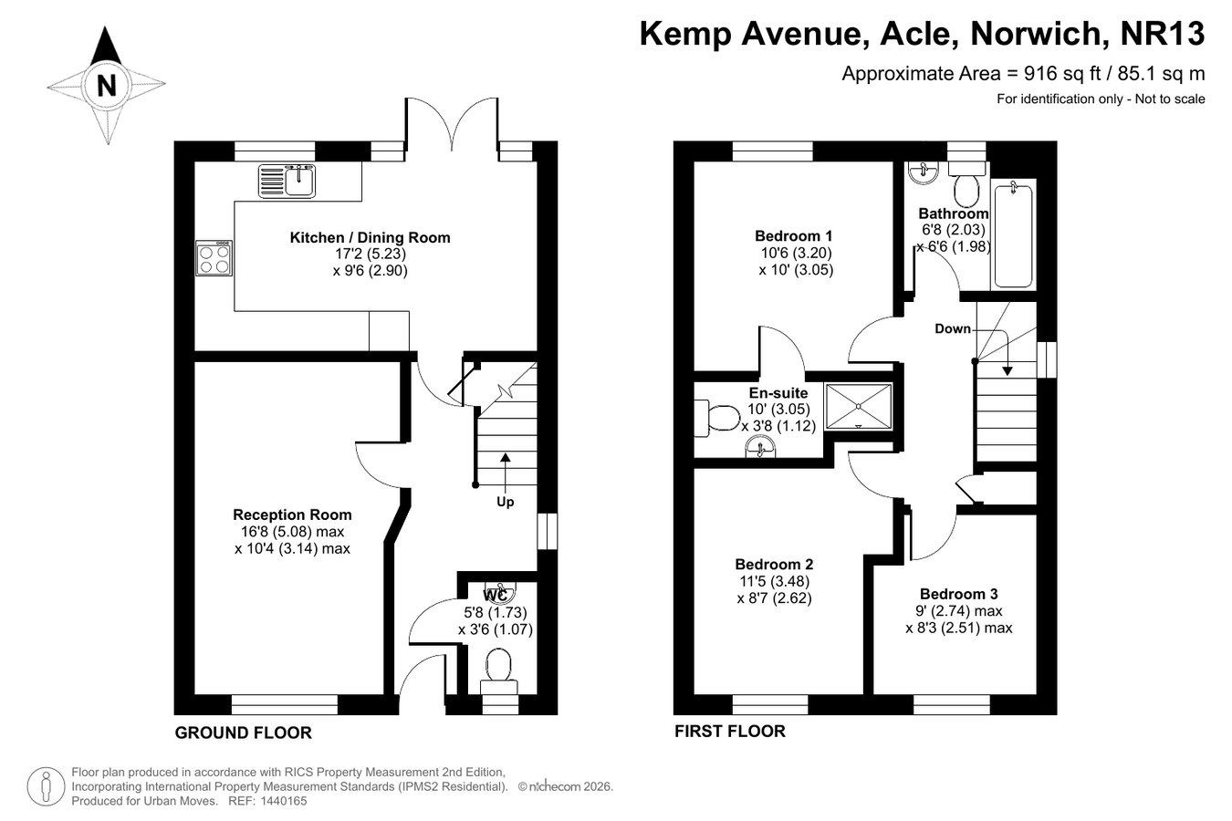 31, Kemp Avenue, Acle floorplan