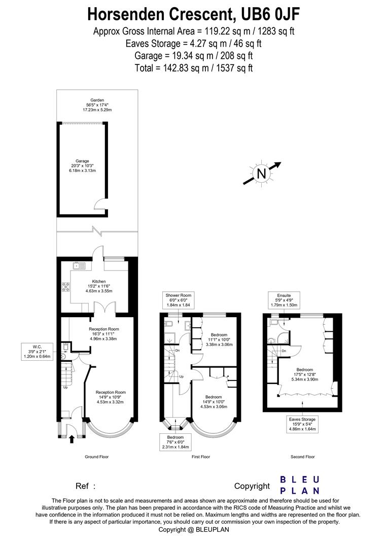 25, Horsenden Crescent, Greenford floorplan