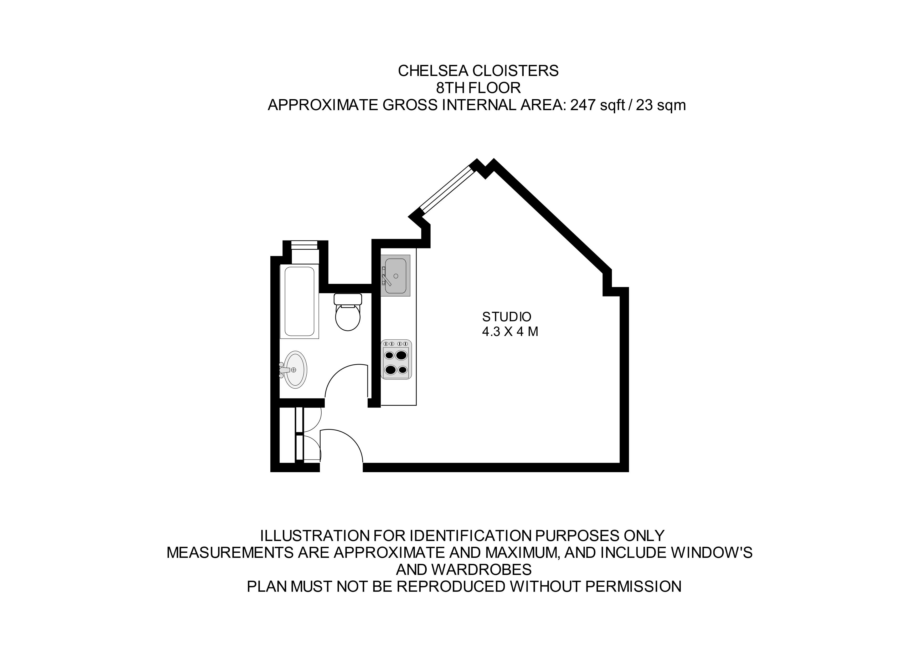 0 Bedrooms Studio to rent in Chelsea Cloisters, Sloane Avenue, London SW3