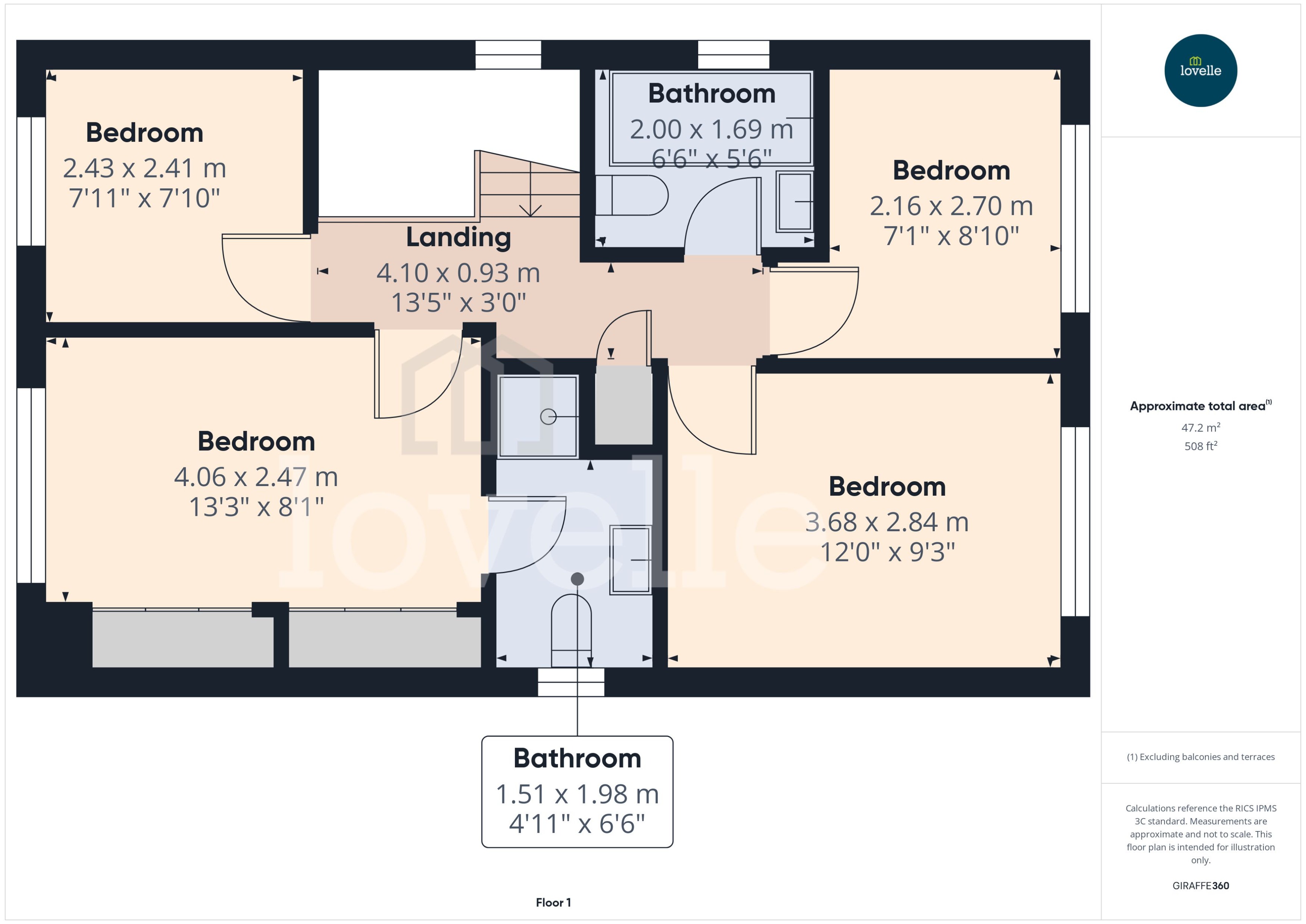12, The Meadows, East Riding of Yorkshire floorplan