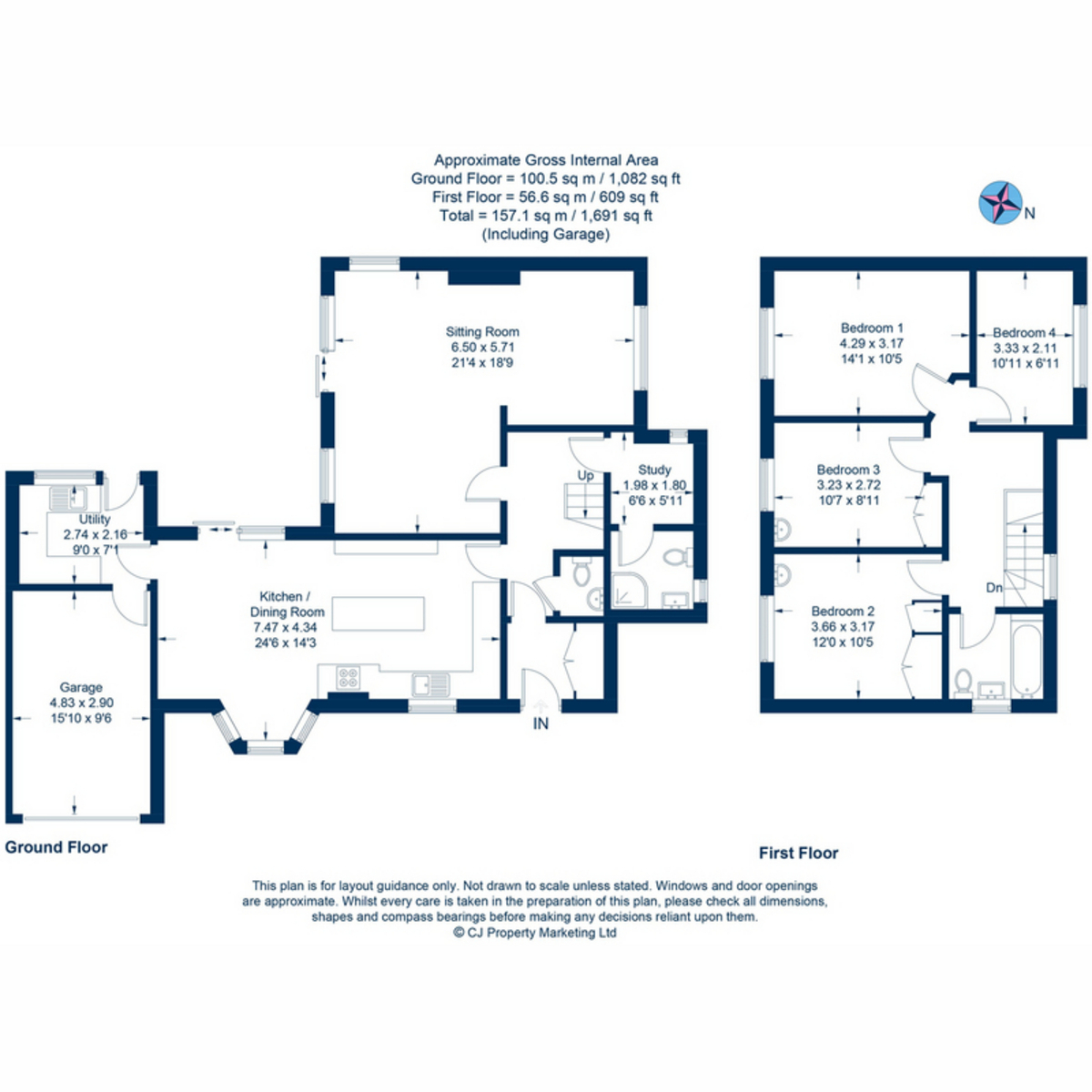 45, Northcourt Road, Abingdon floorplan