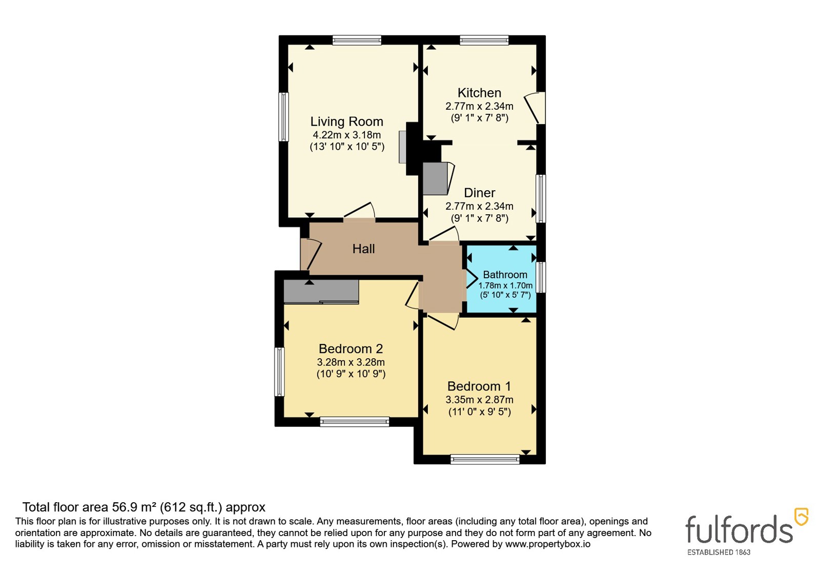 Elmfield Crescent, Devon floorplan