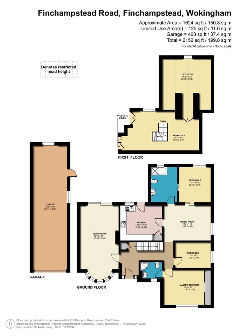 400, Finchampstead Road, Finchampstead floorplan