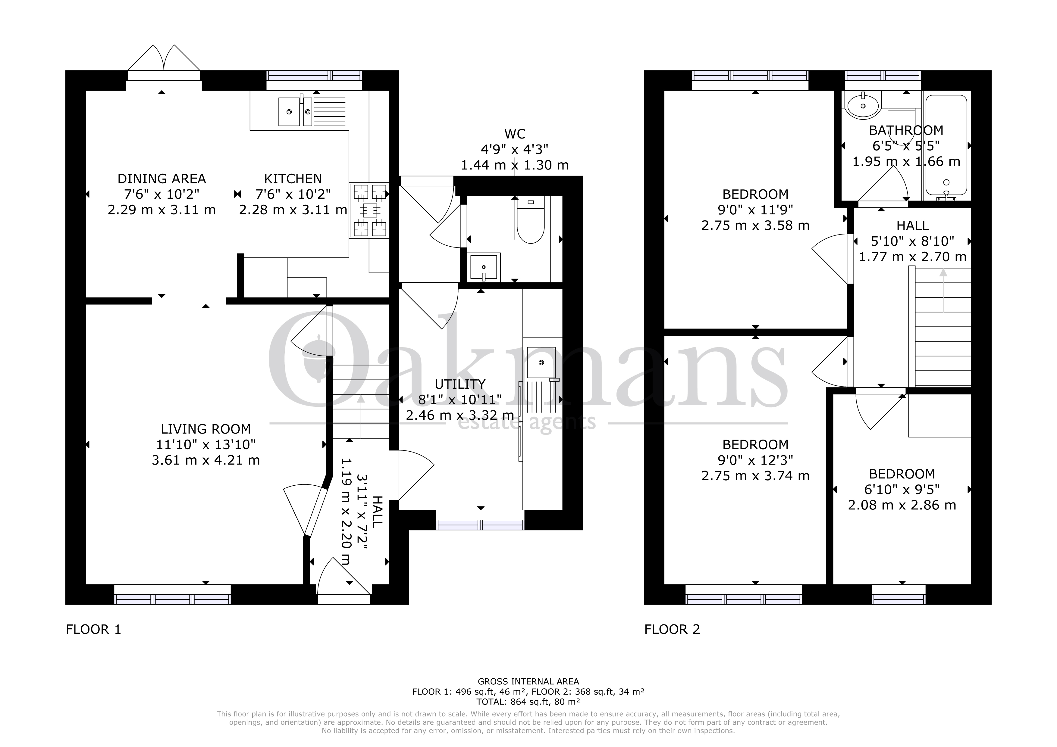 30, Austin Close, West Midlands floorplan
