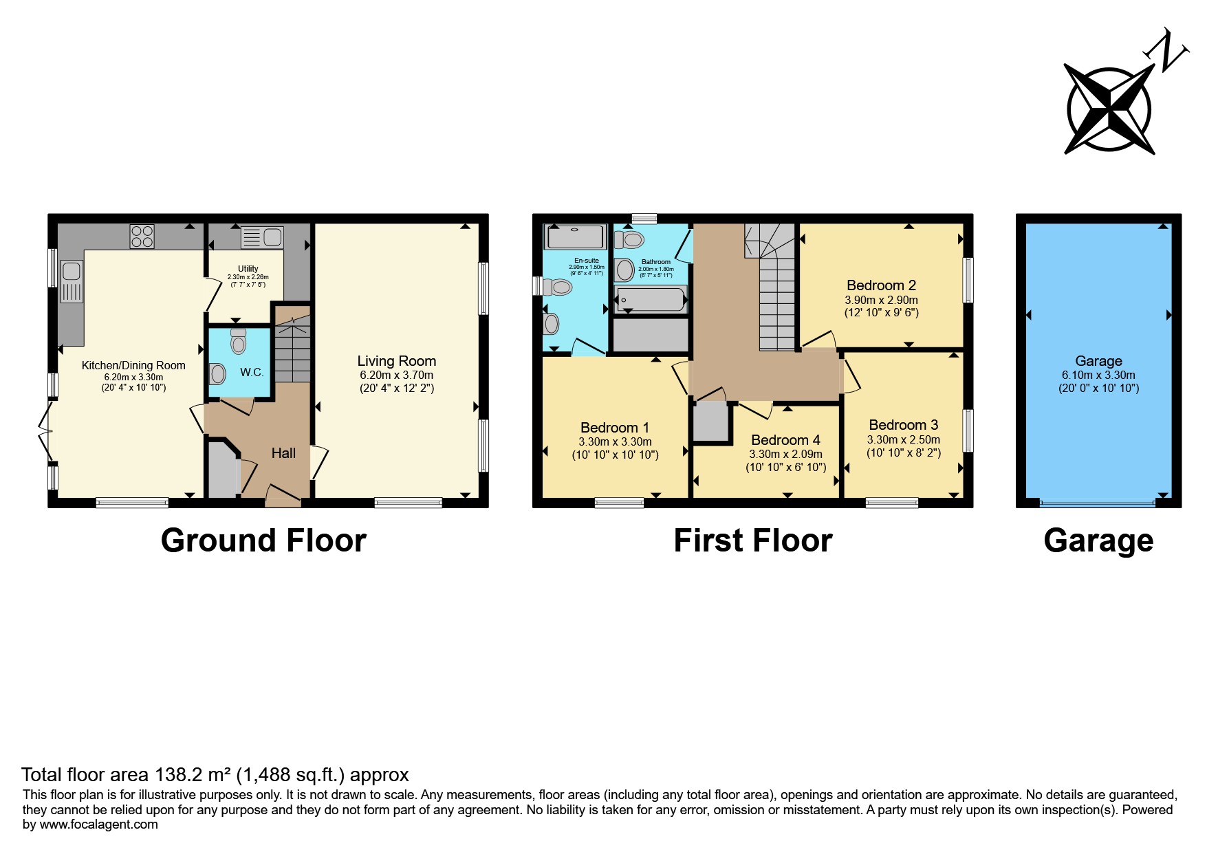 106, Mill Hill Wood Way, Ibstock floorplan