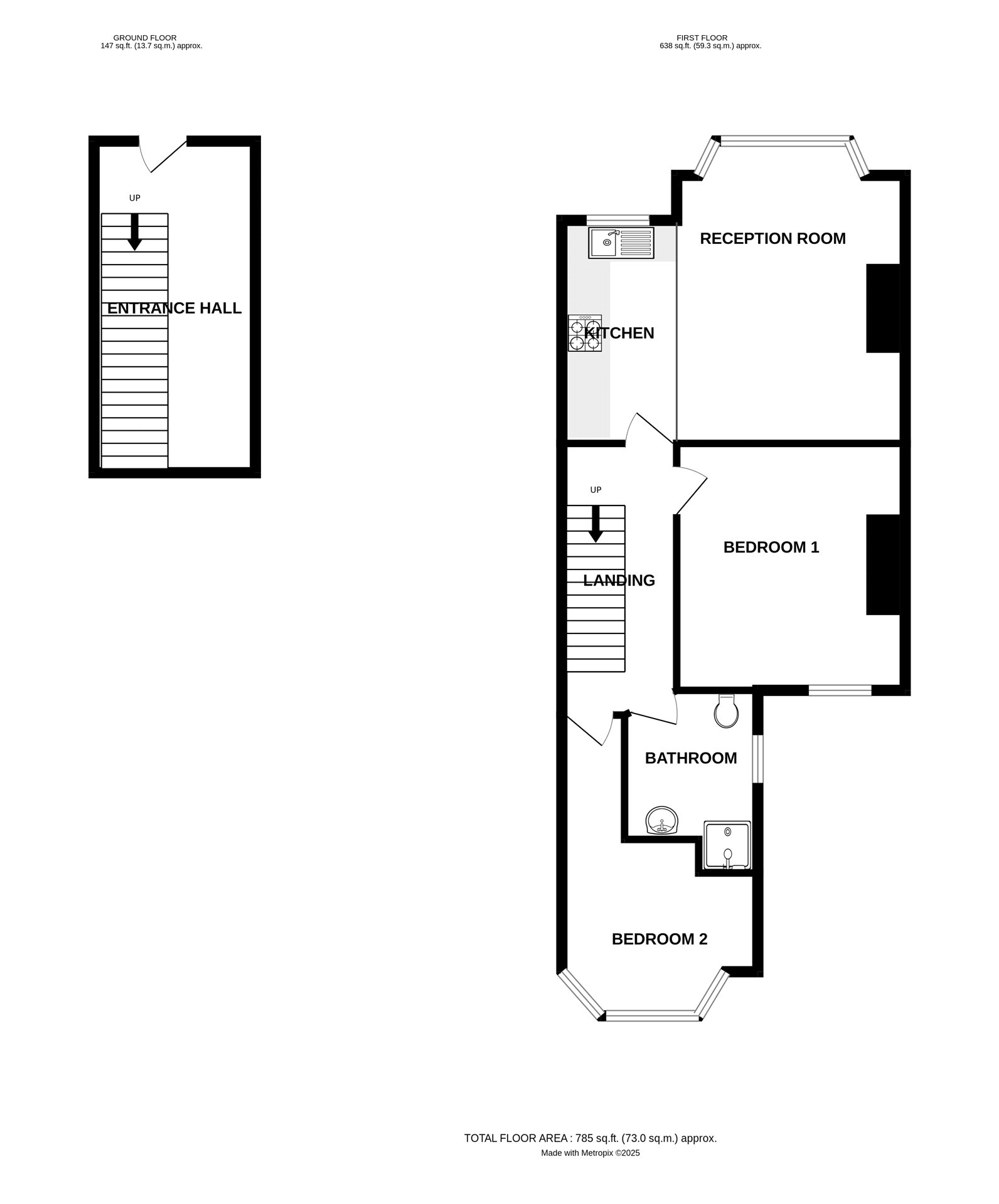 Flat 2, 32, Park Road, Devon floorplan