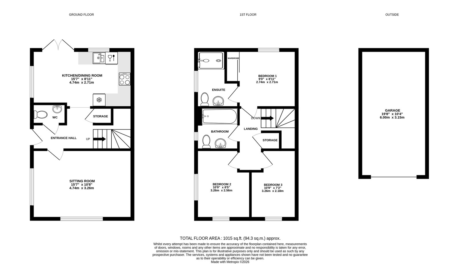 6 Admiral Road, Hereford floorplan