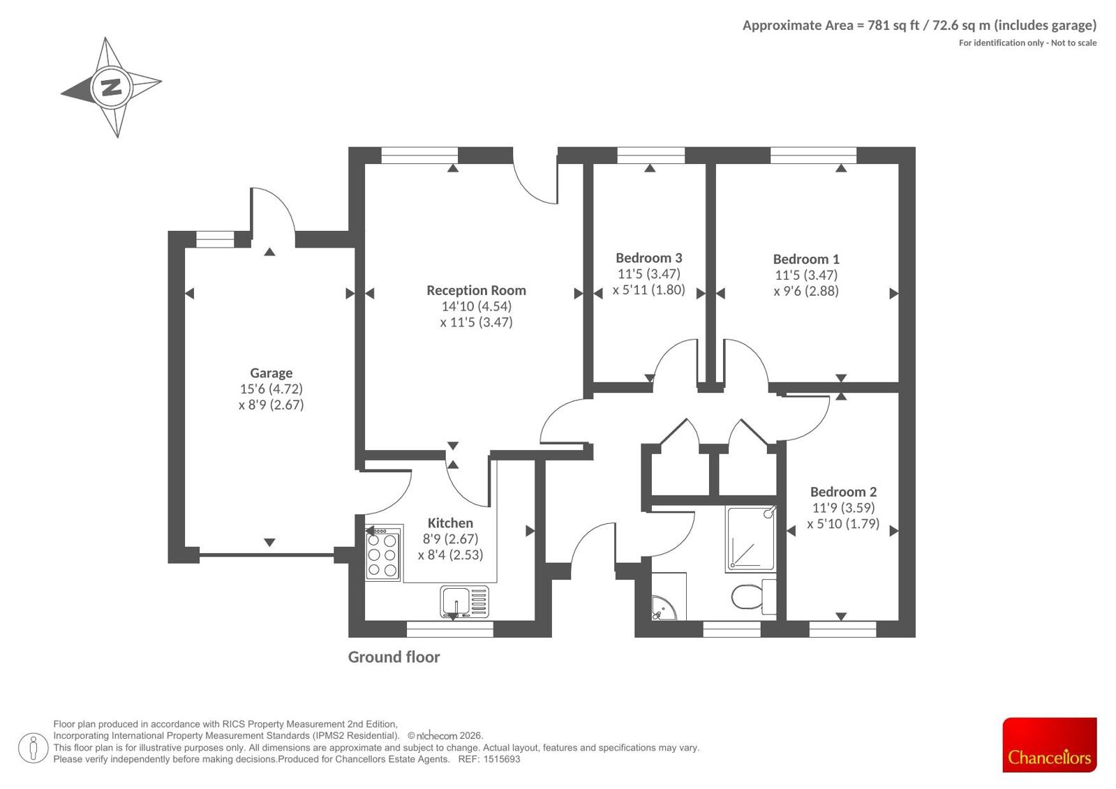 5, Bells Orchard, Hereford floorplan