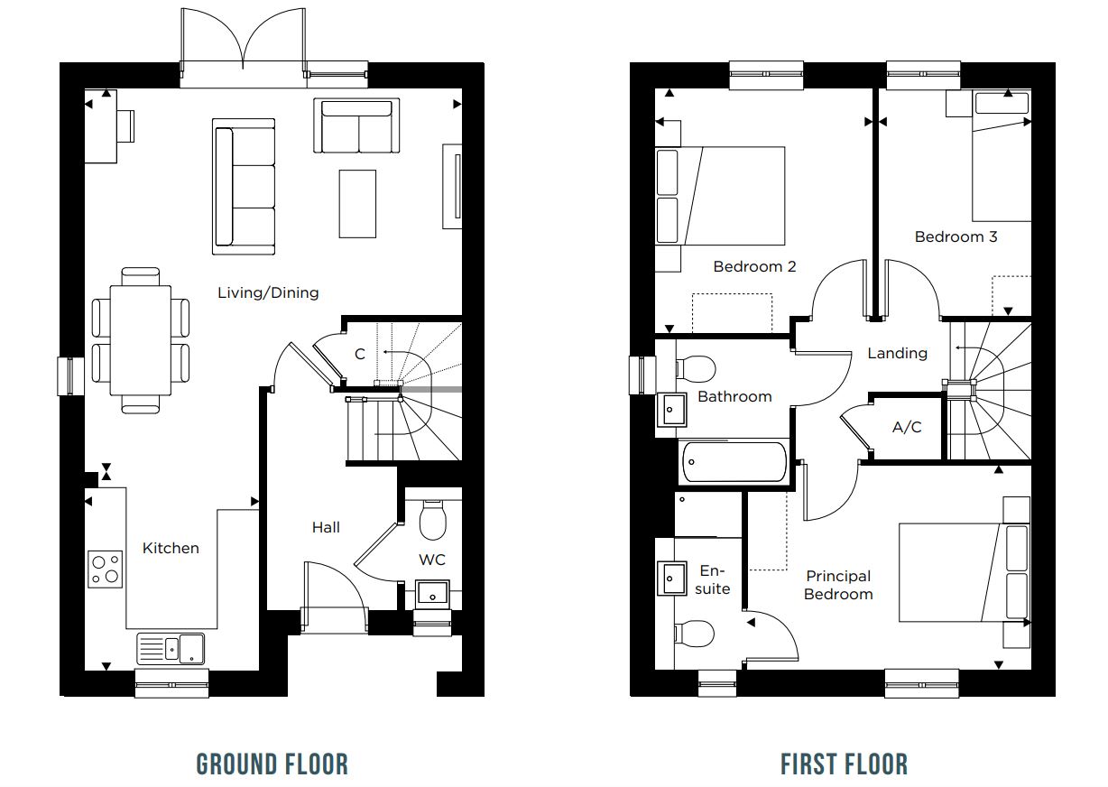 Plot 82, The Nene, The Gables, Norwich Road, Attleborough floorplan