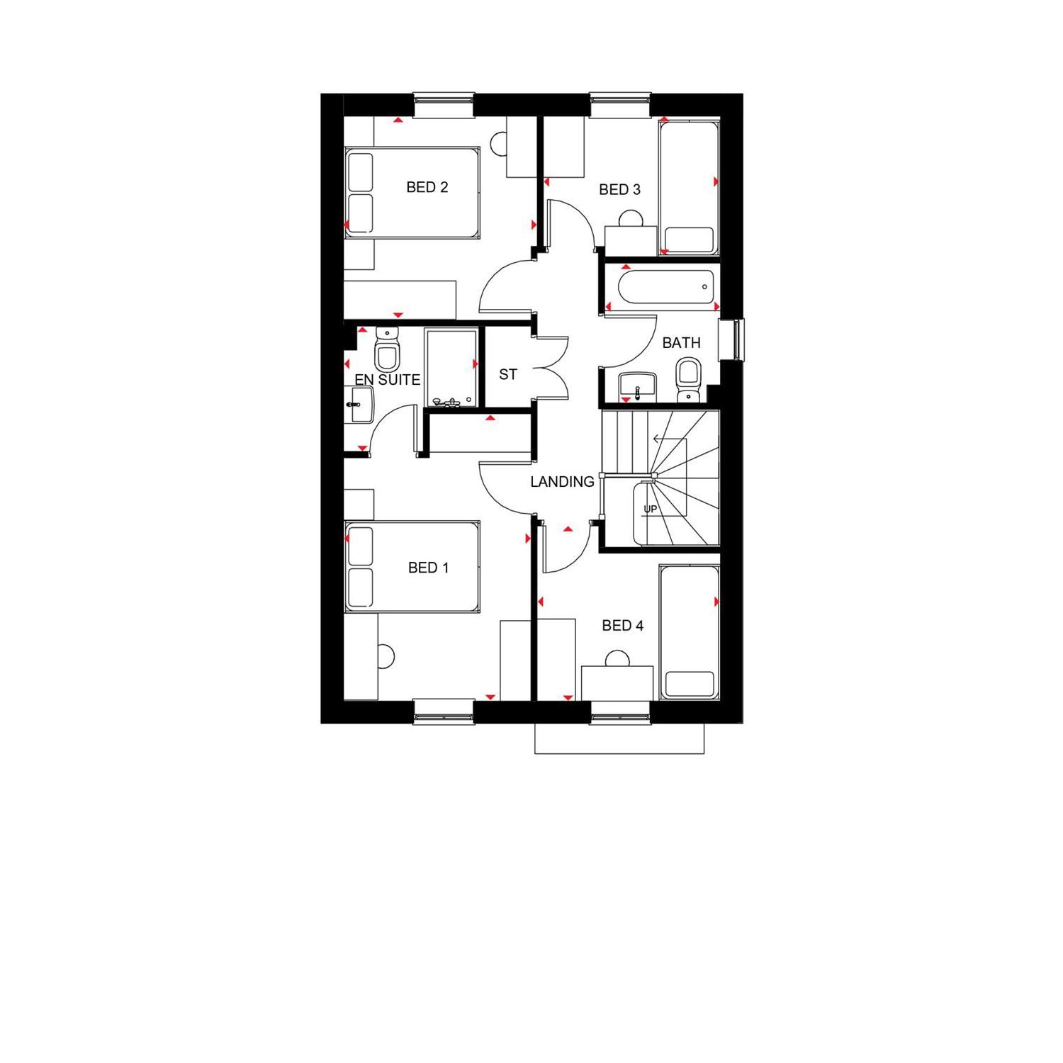 "Chester" at Upper Chapel, Launceston PL15, 4 bedroom detached house for sale 58254999