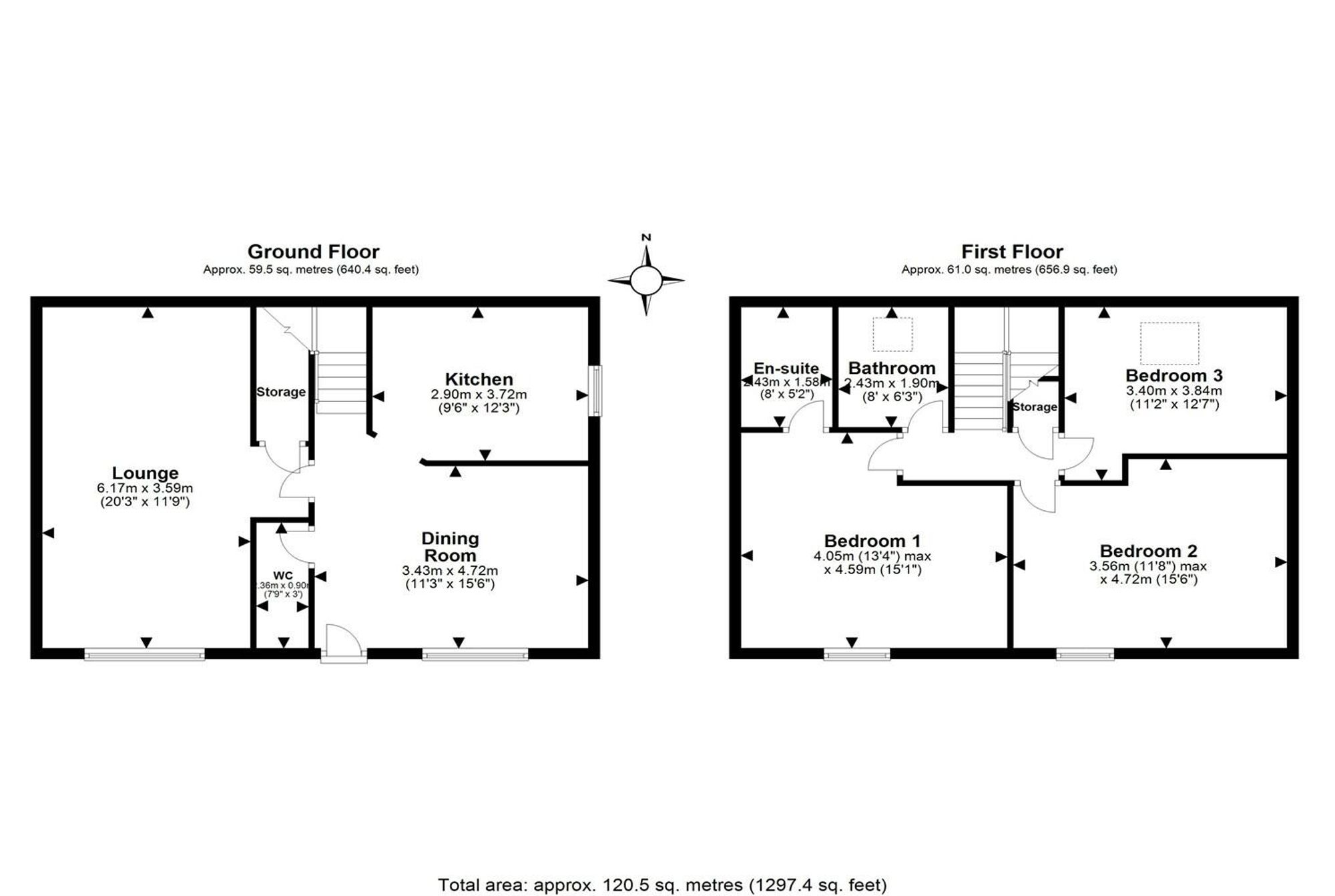 2 Manor Farm Court Langdale Way, Frodsham floorplan