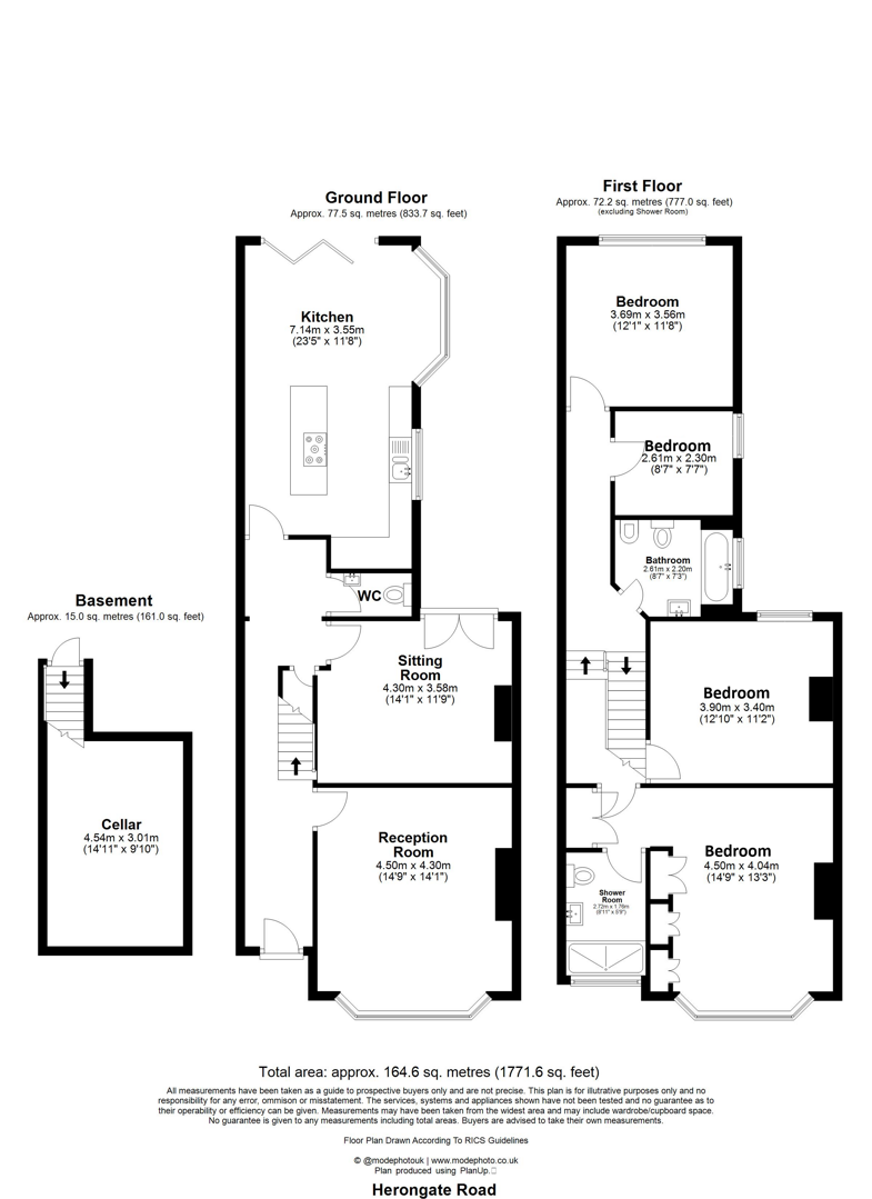 3, Herongate Road, London floorplan
