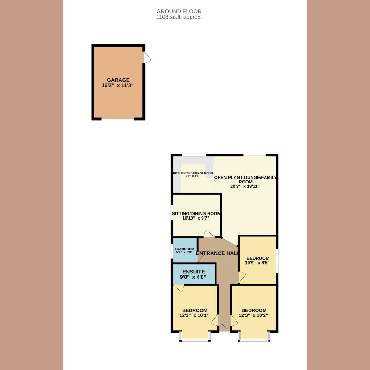 5, Benvenue Avenue, Leigh-on-sea floorplan