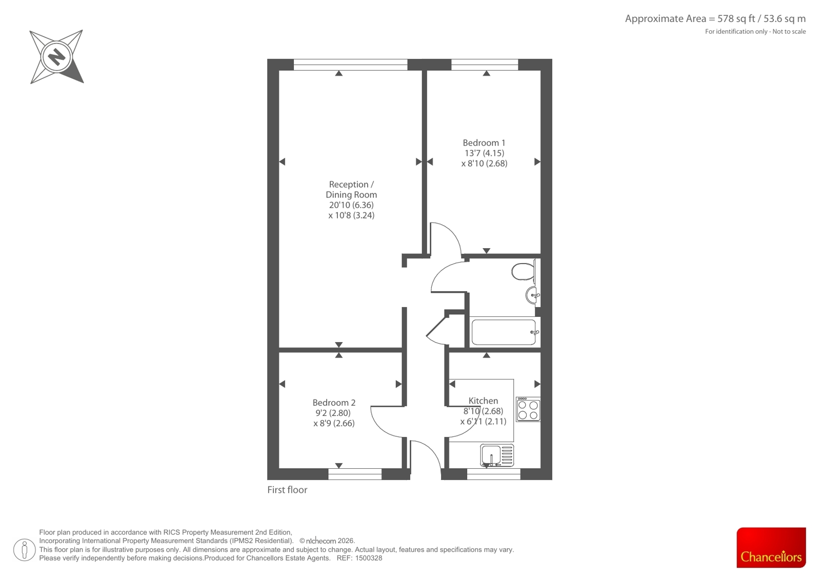 10 Gladstone Court,, White Hill, Buckinghamshire floorplan