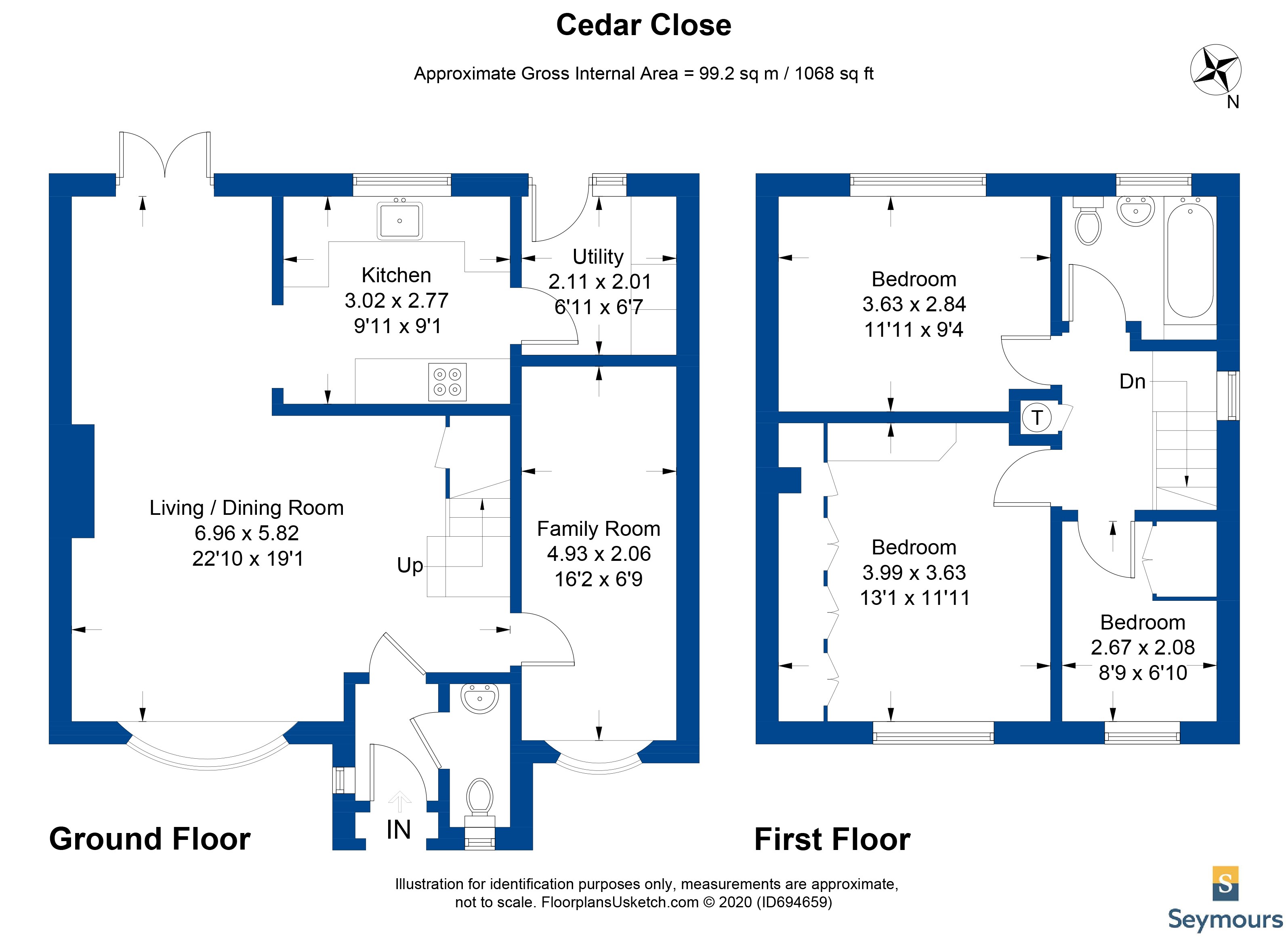 4 bed semidetached house for sale in Cedar Close, Bagshot GU19 Zoopla