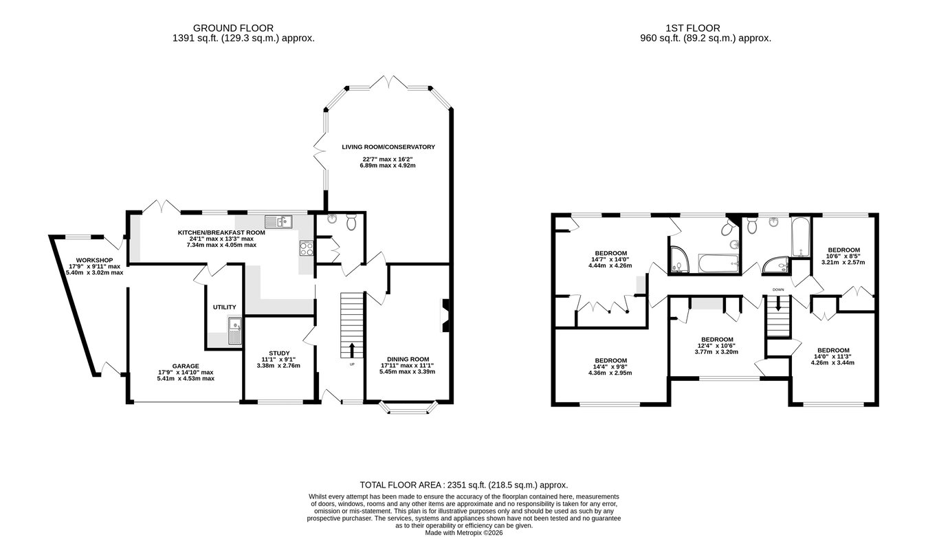 43, Windermere Way, Surrey floorplan