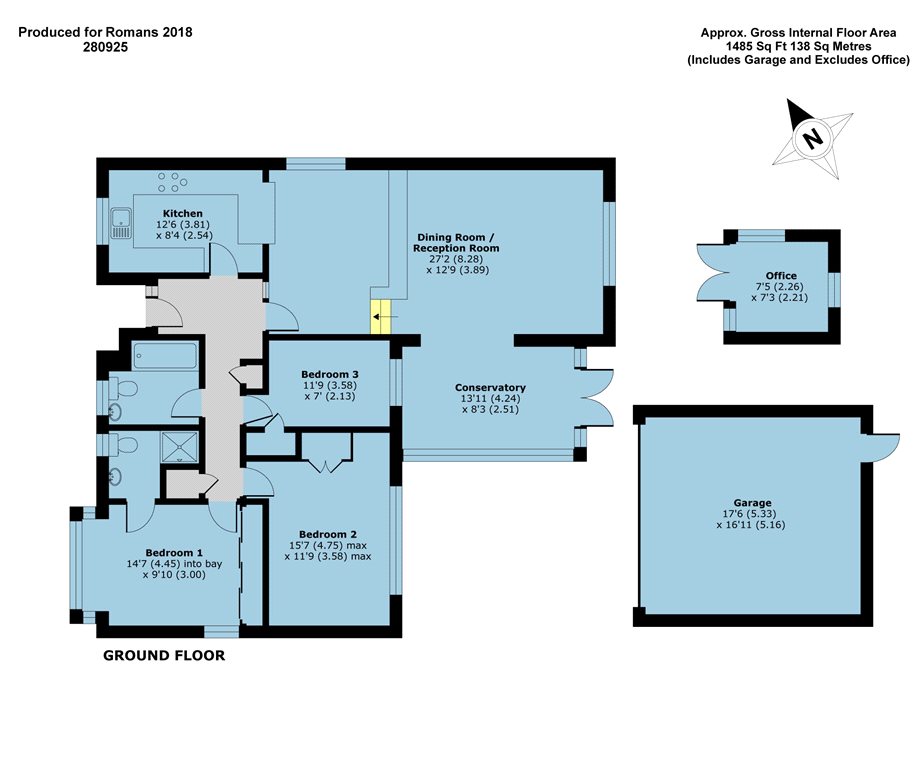 3 Bedrooms Detached bungalow for sale in Cavendish Meads, Ascot, Berkshire SL5