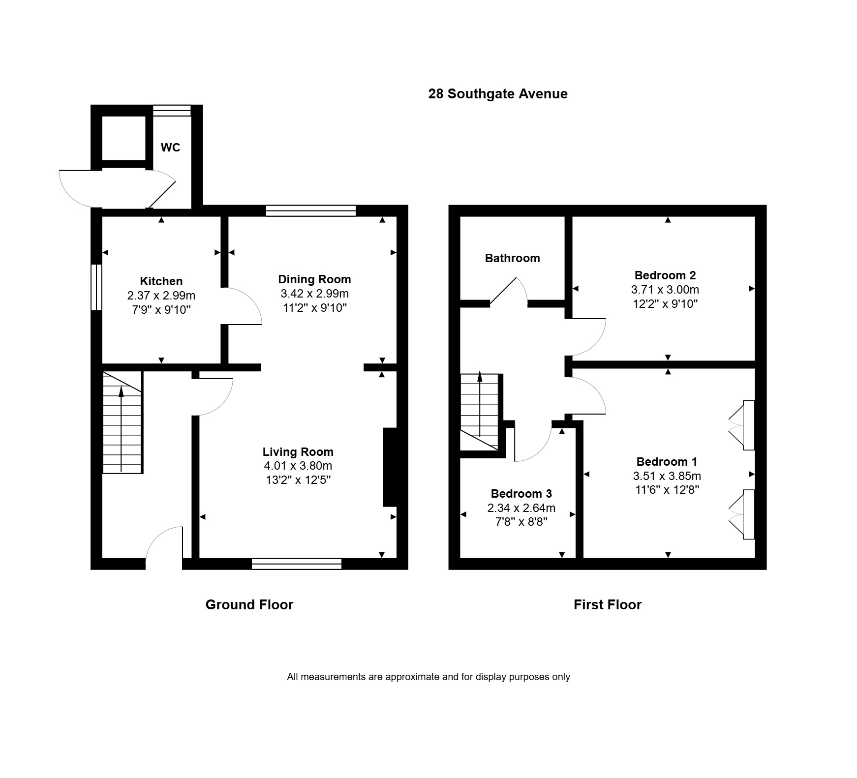 28, Southgate Avenue, Llantrisant floorplan