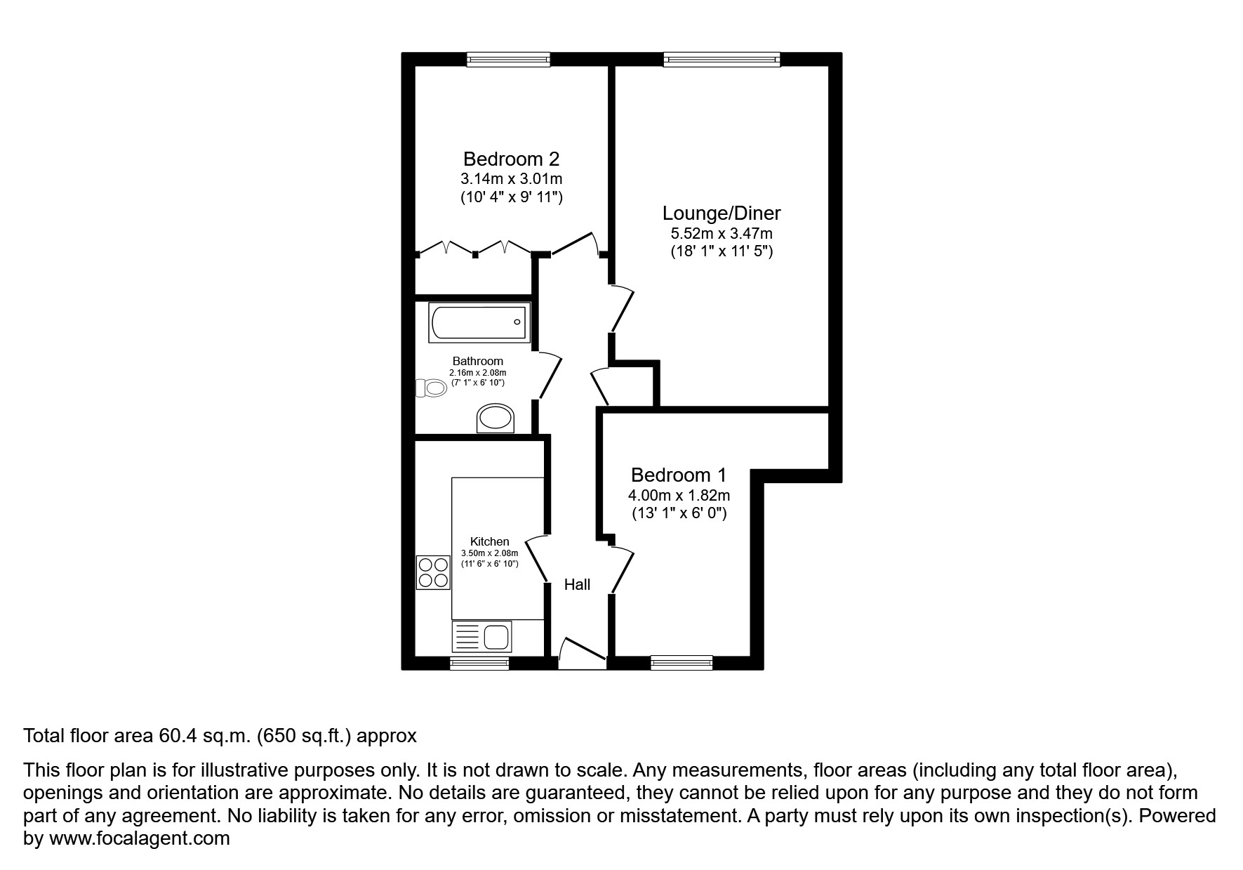 12, Beckett Road, Coulsdon floorplan